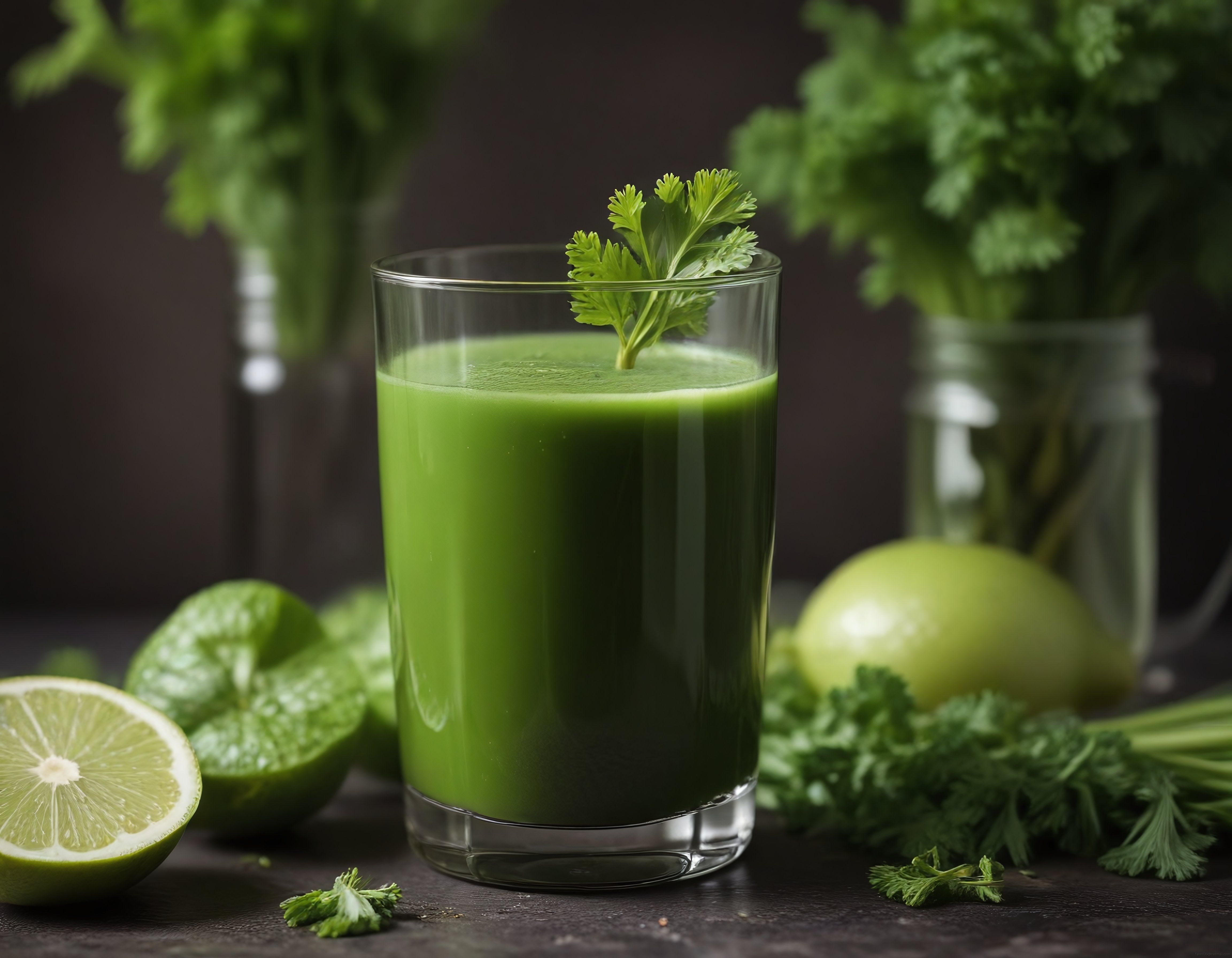 Doğal Yeşil Smoothie Tarifi: Limonlu ve Maydanozlu Sağlıklı Detox İçeceği