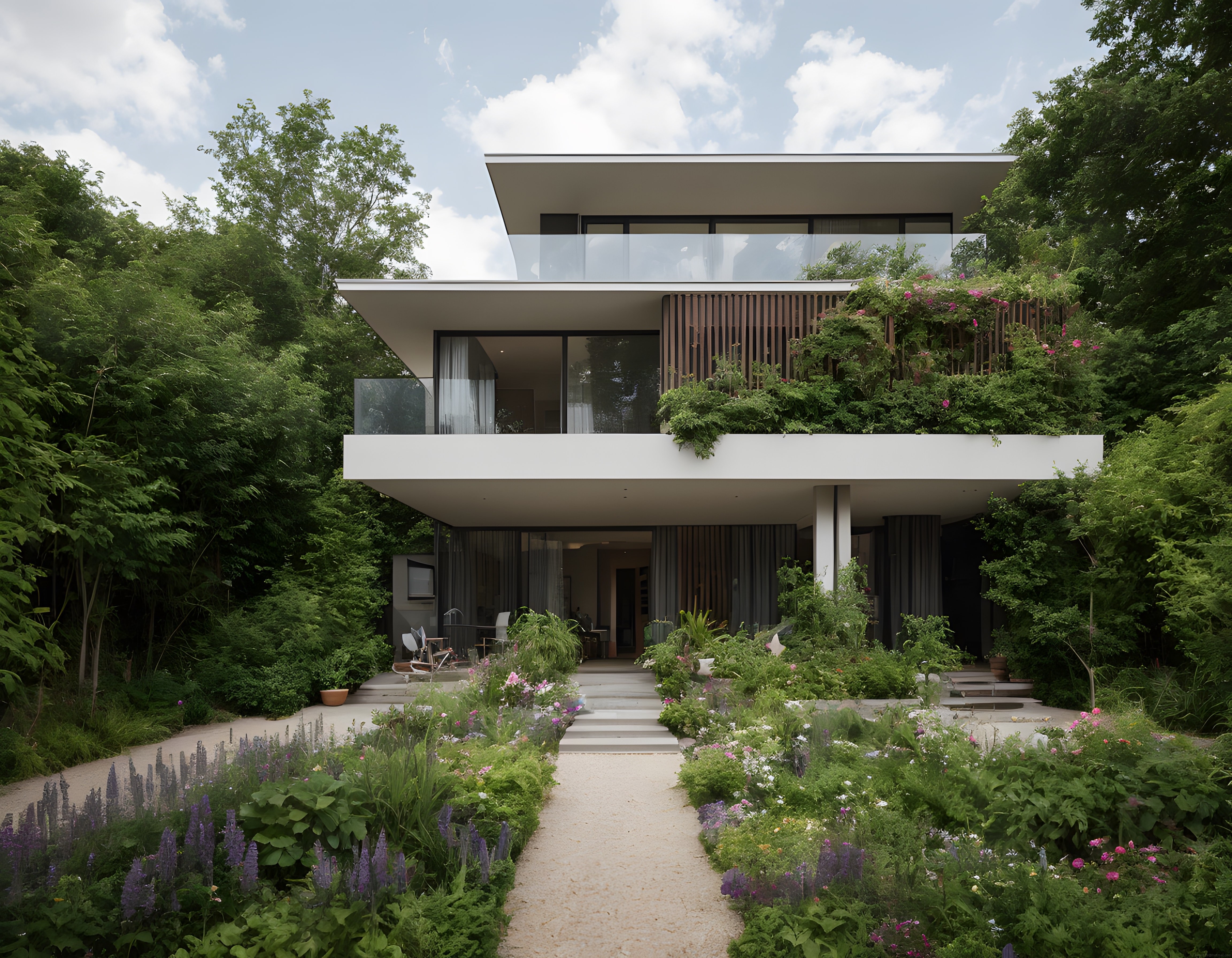 Doğanın Kucağındaki Modern Mimarinin Şaheseri: Yeşillikler İçindeki Villa