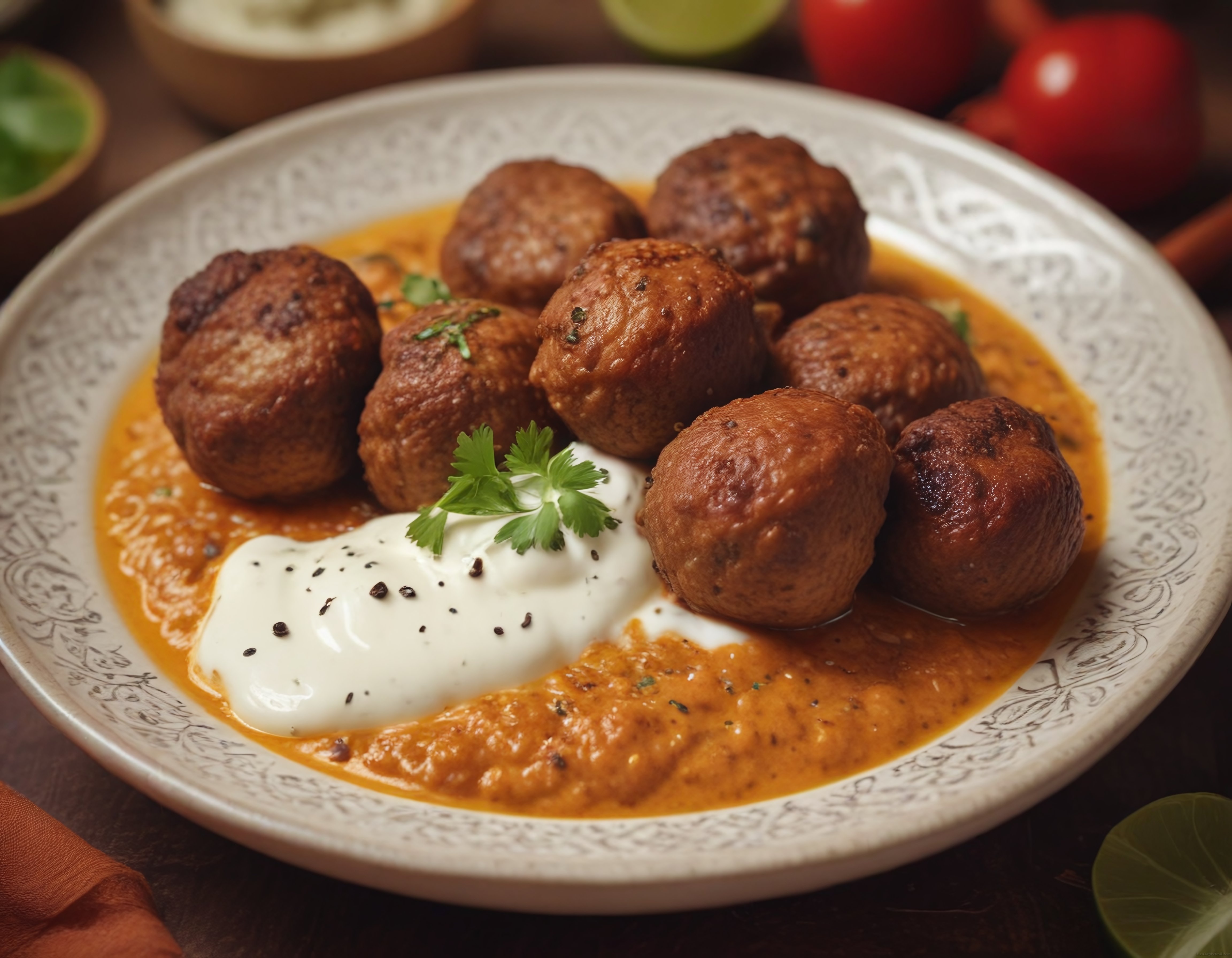 Domates Soslu Yoğurtlu Köfte Tarifi: Sulu ve Yumuşak Dokulu Nefis Yemek