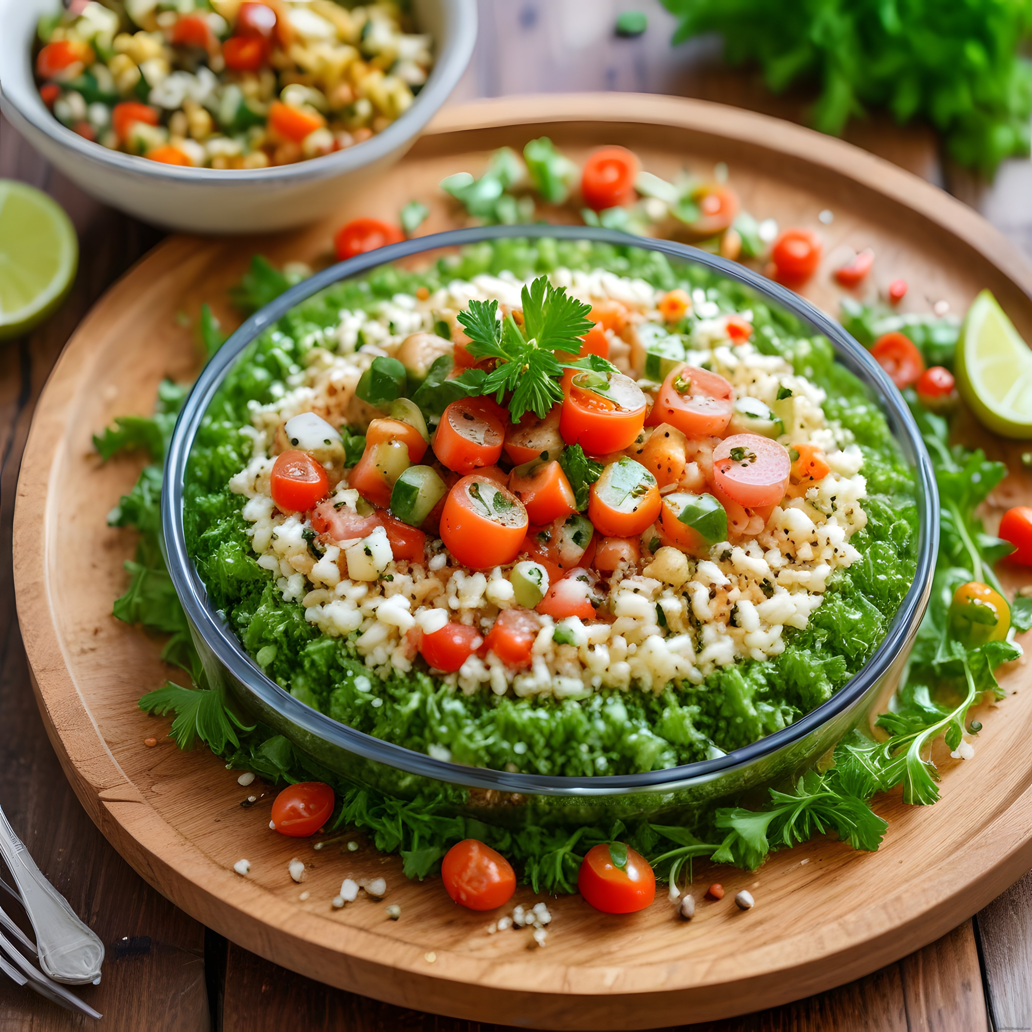 Doyurucu Bulgur Kasesi: Nohutlu Peynirli Sağlıklı Salata Tarifi