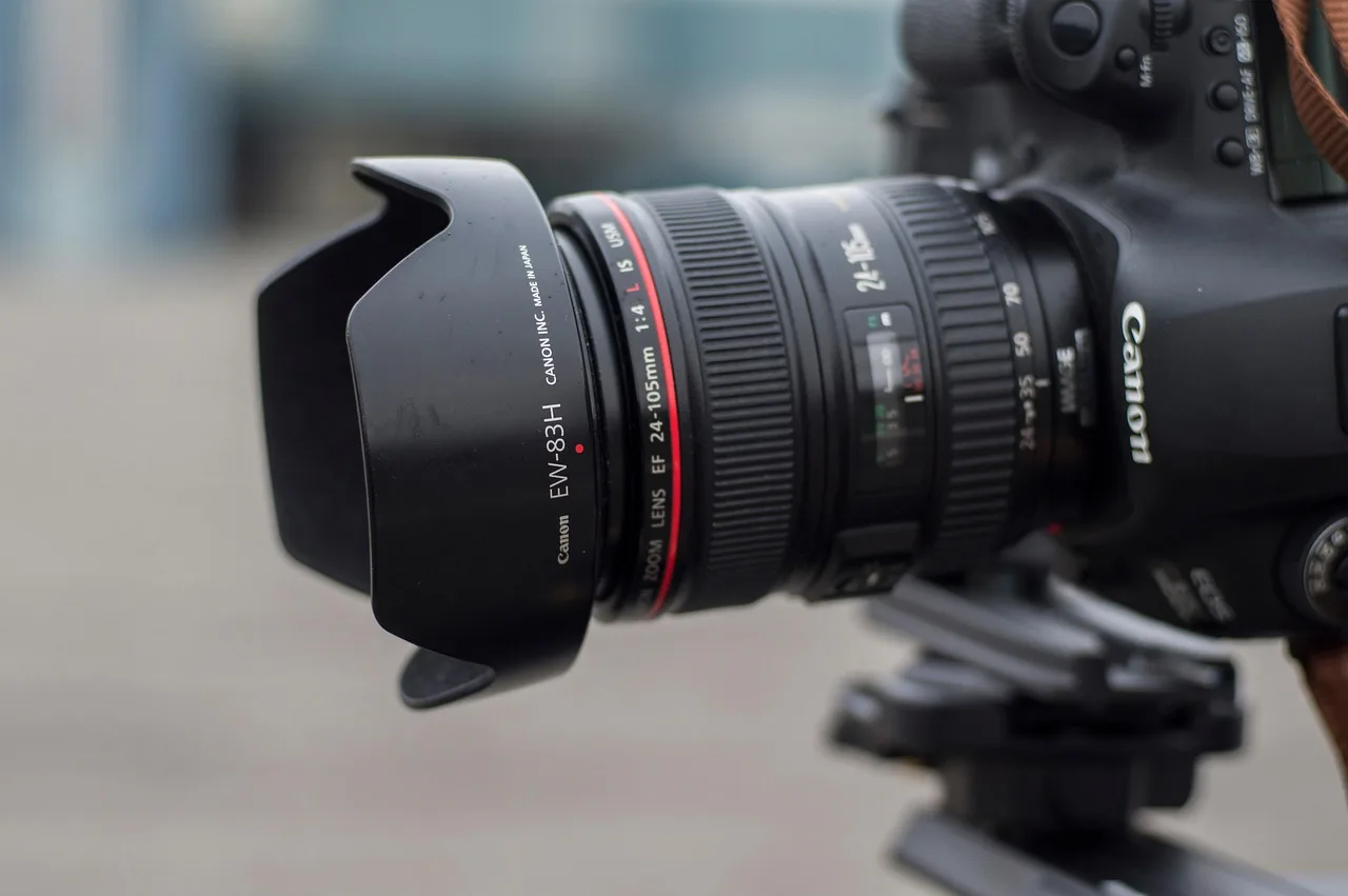DSLR kamera lensi - profesyonel fotoğraf ekipmanı