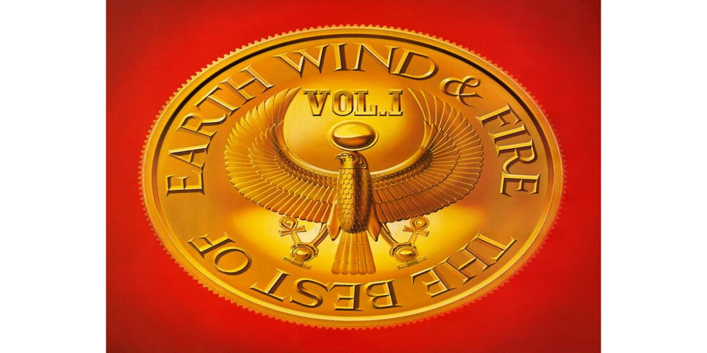 Earth, Wind & Fire The Best Of Albüm Kapağı ve Altın Antik Mısır Tasarımı