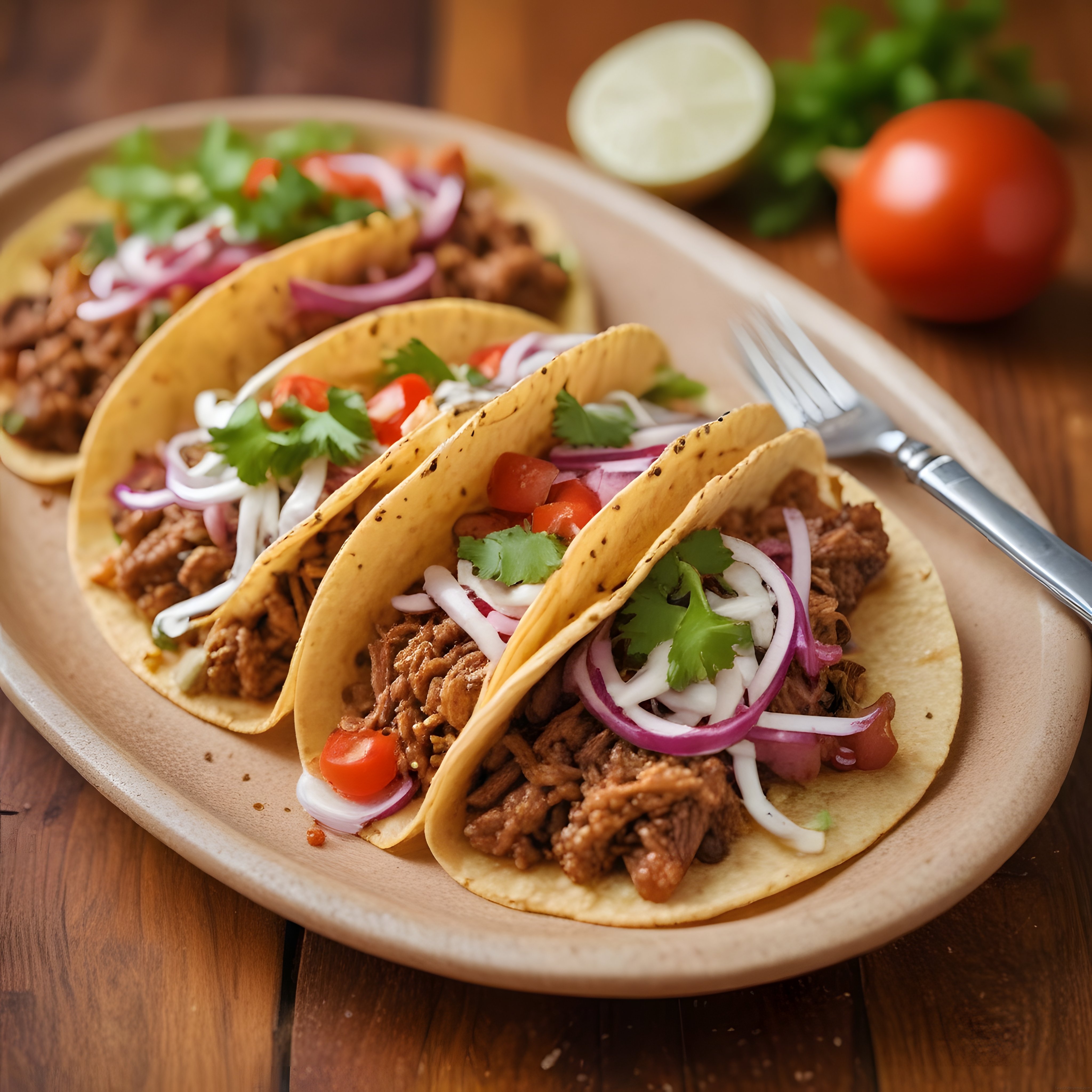 Efsane Tacos Tarifi: Mısır Tortilla Arasında Baharatlı Et ve Taze Soslar