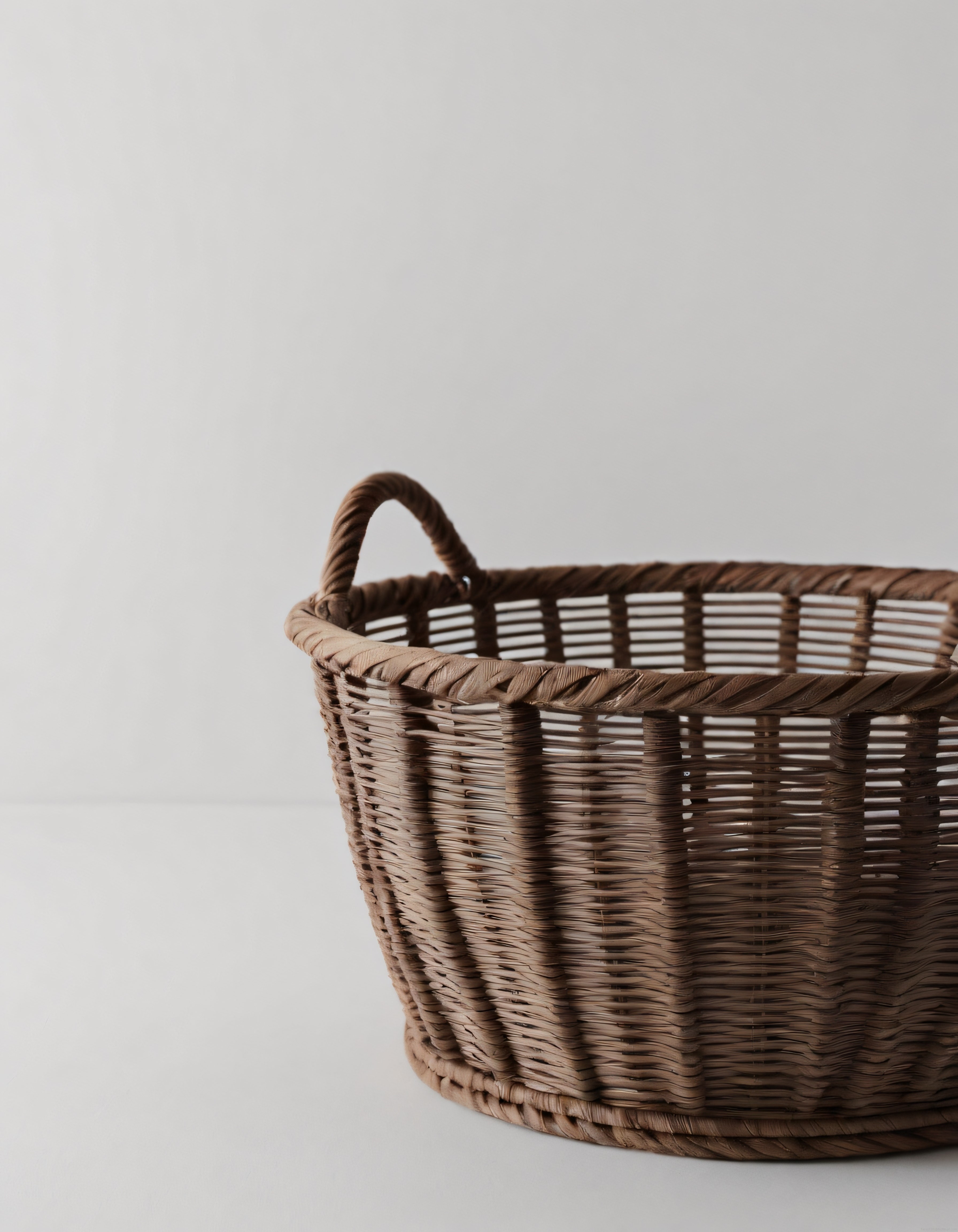 El Örmesi Hasır Sepet: Minimalist Dekorasyon ve Doğal Ev Aksesuarı