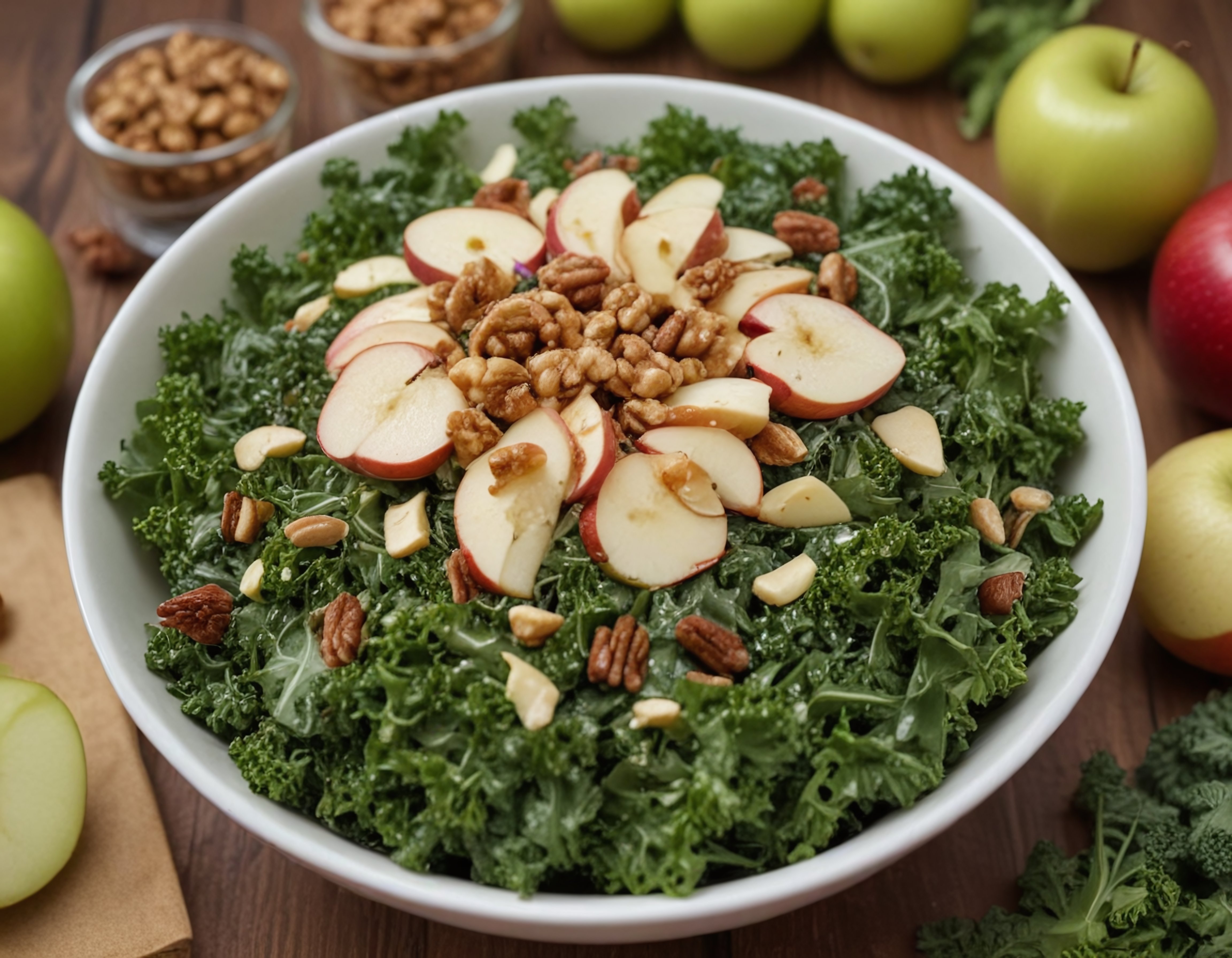 Elmalı Cevizli Kale Salatası: Sağlıklı ve Lezzetli Detoks Tarifi