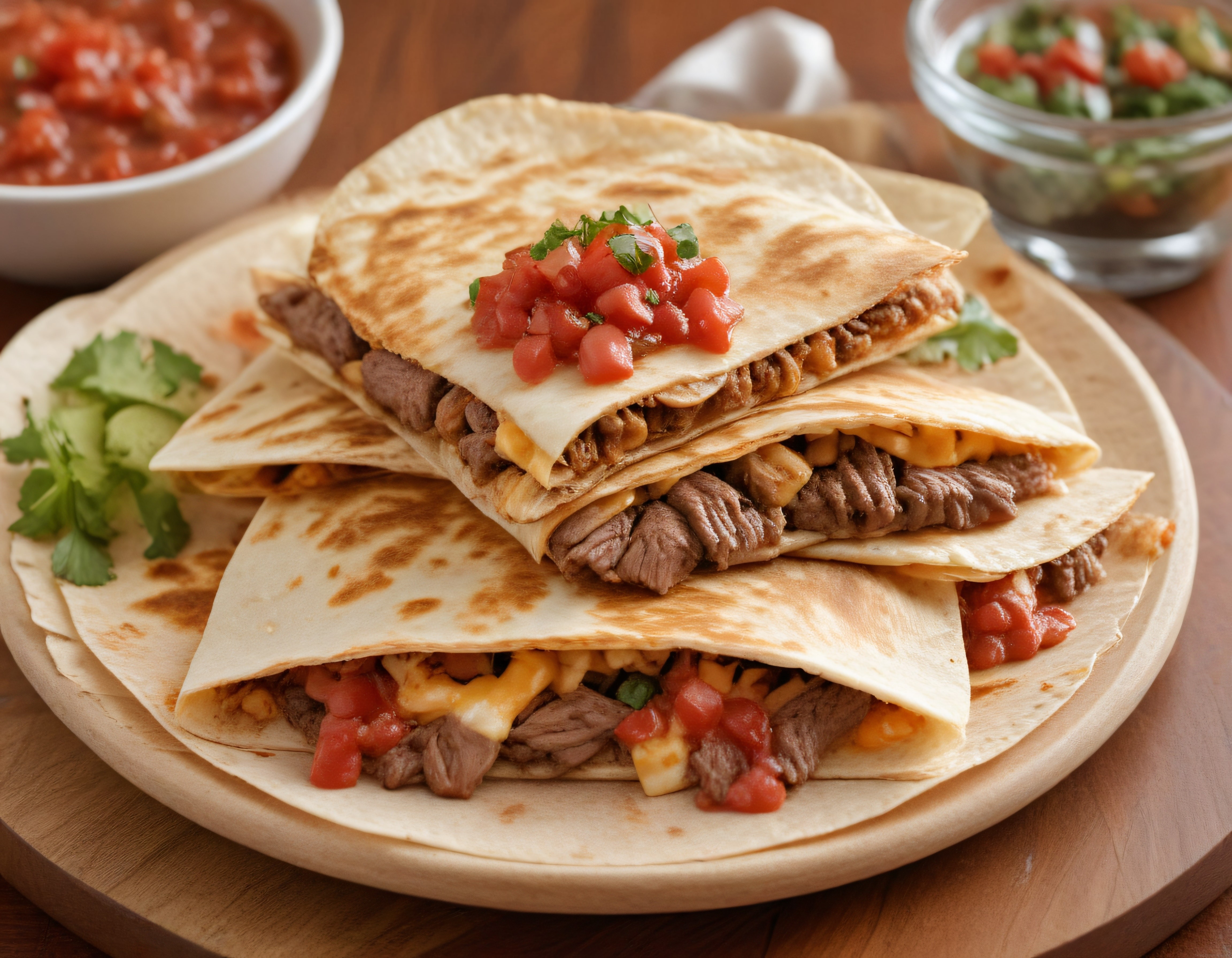 Etli ve Peynirli Quesadilla ile Meksika Sofralarına Lezzetli Bir Dokunuş