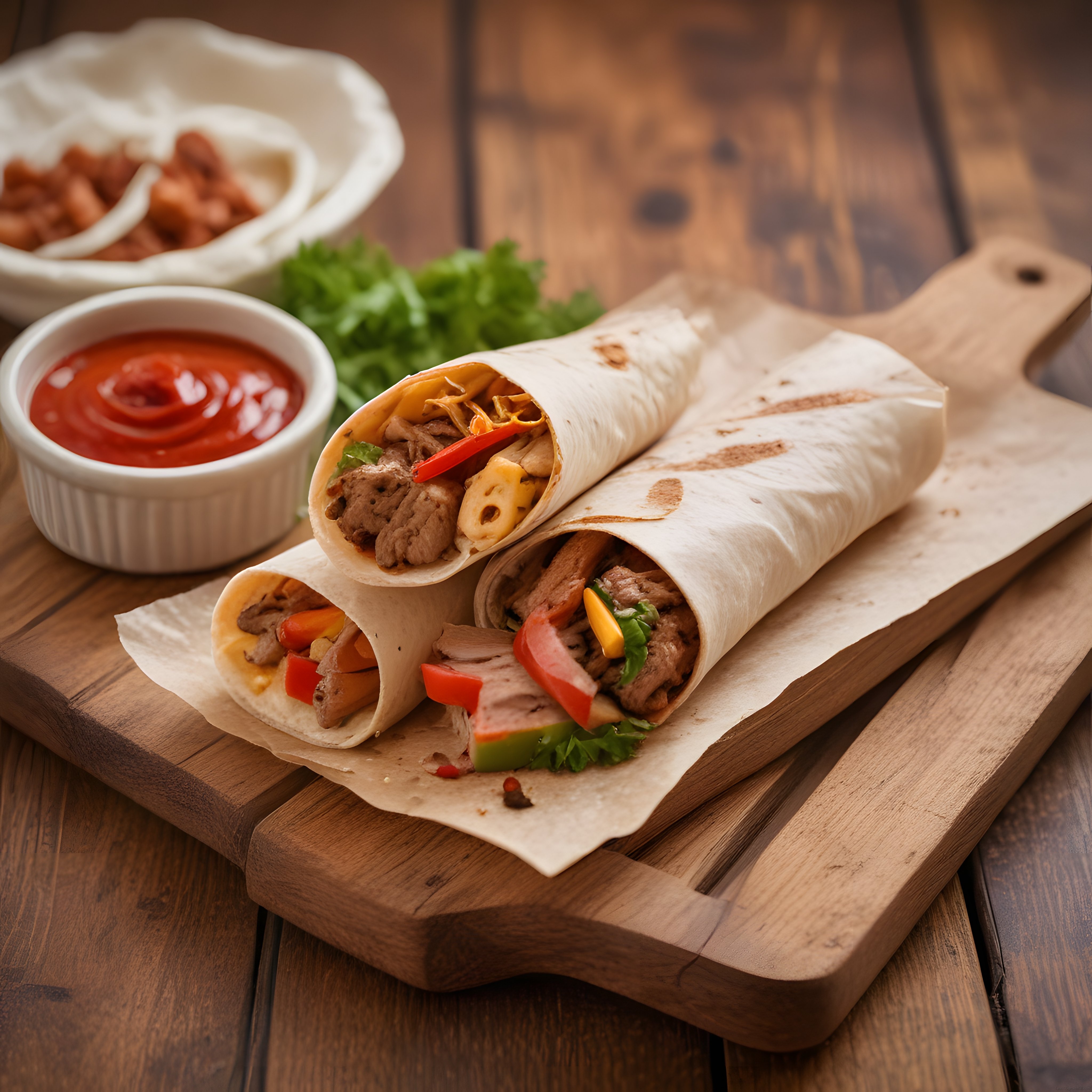 Etli ve Sebzeli Ev Yapımı Wrap Tarifi: Sağlıklı ve Lezzetli Öğün Fikri