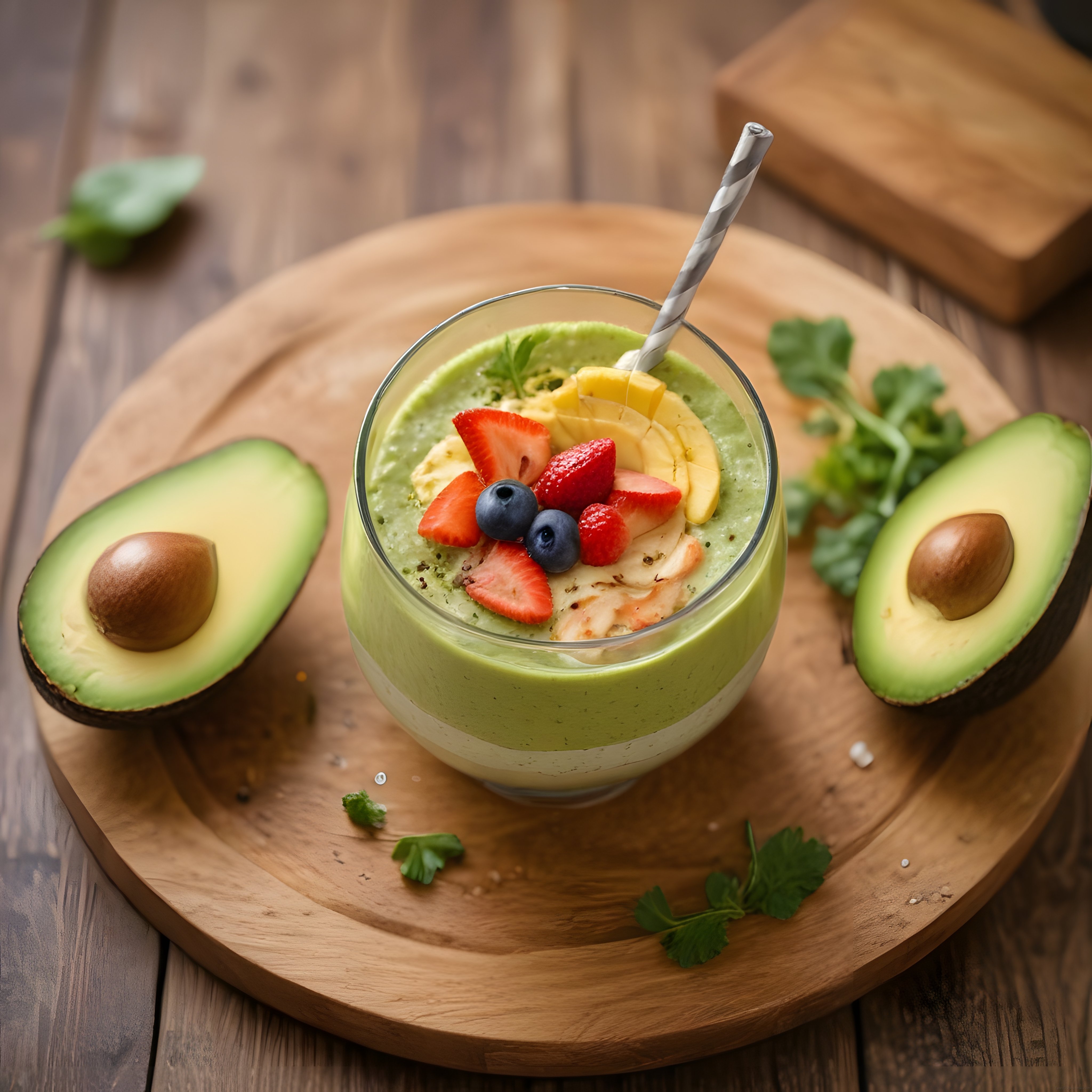 Ev Yapımı Avokado Smoothie Kase: Taze Meyvelerle Sağlıklı ve Lezzetli Kahvaltı