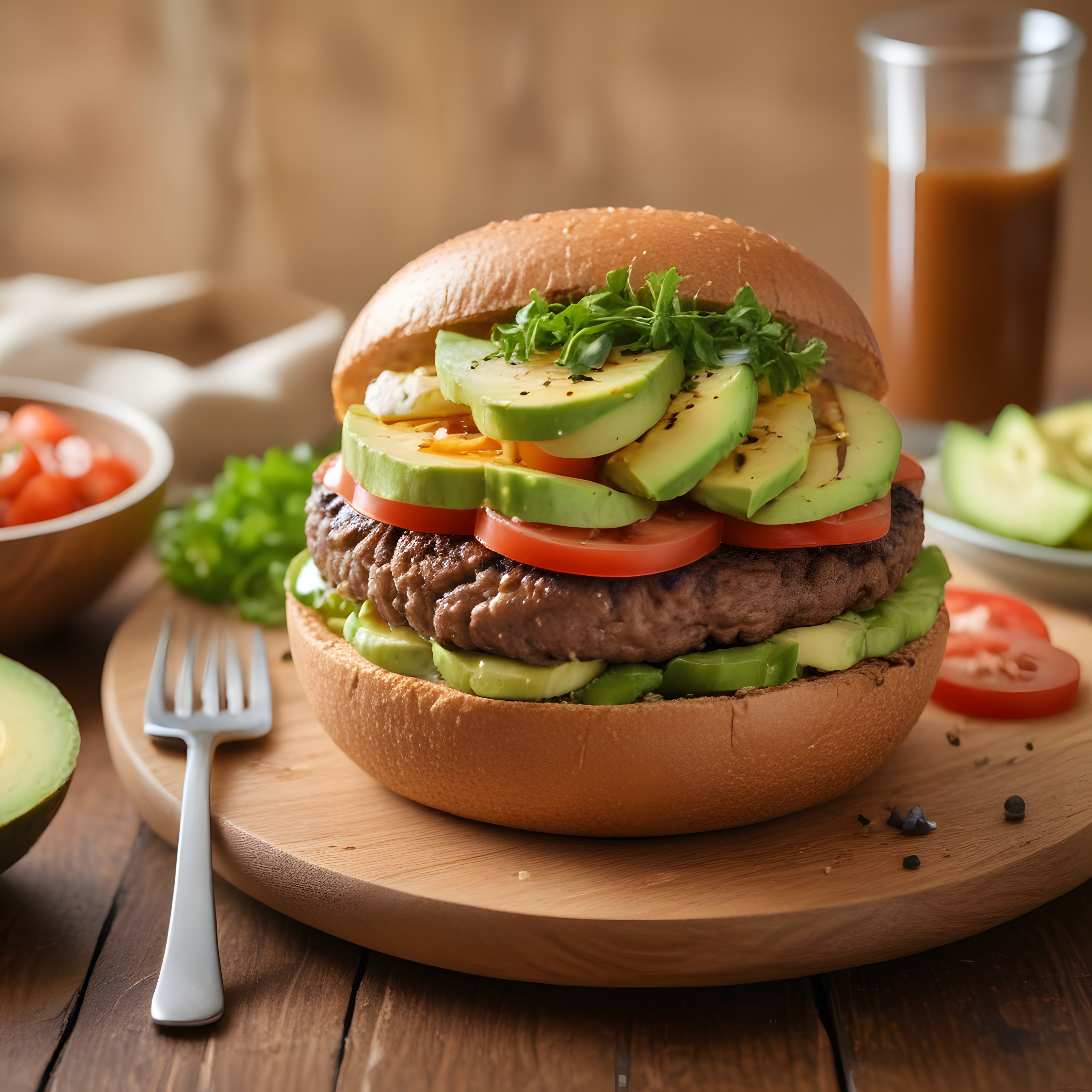 Ev Yapımı Avokadolu Yumurtalı Gurme Burger Tarifi ve Sunum Tüyoları