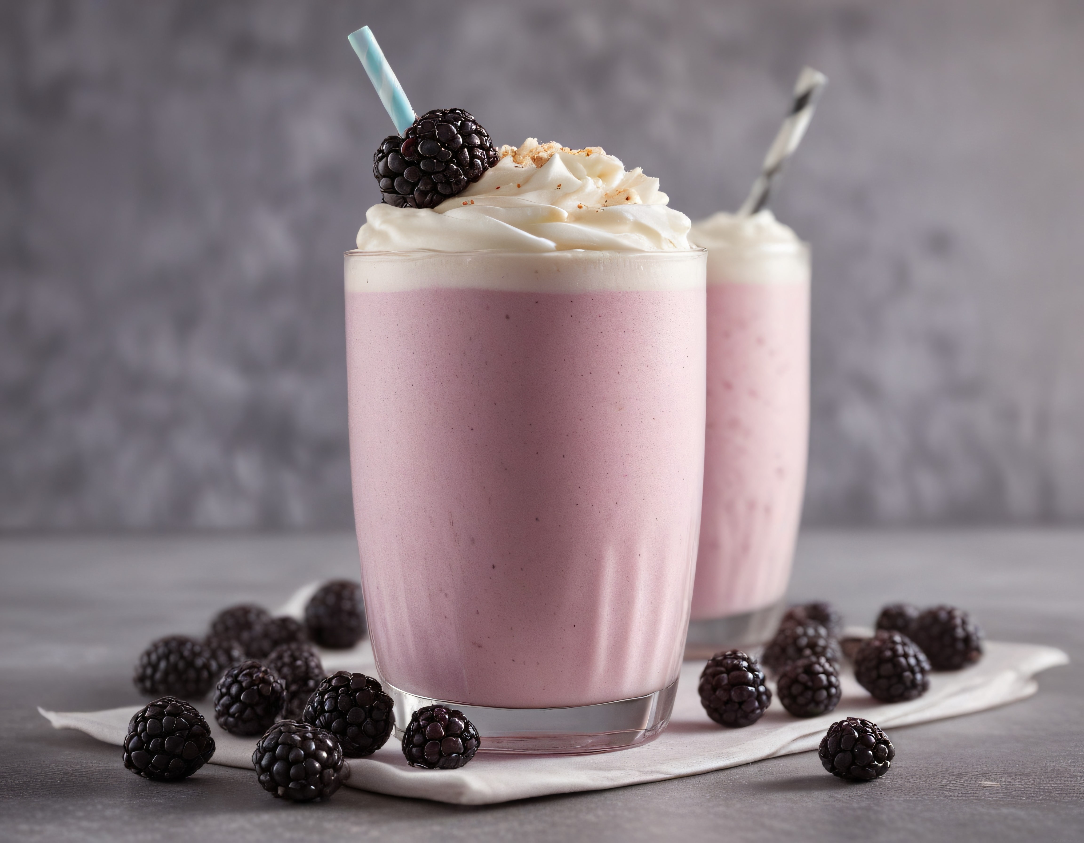 Ev Yapımı Böğürtlenli Milkshake Tarifi: Kremalı ve Serinleten Yaz İçeceği