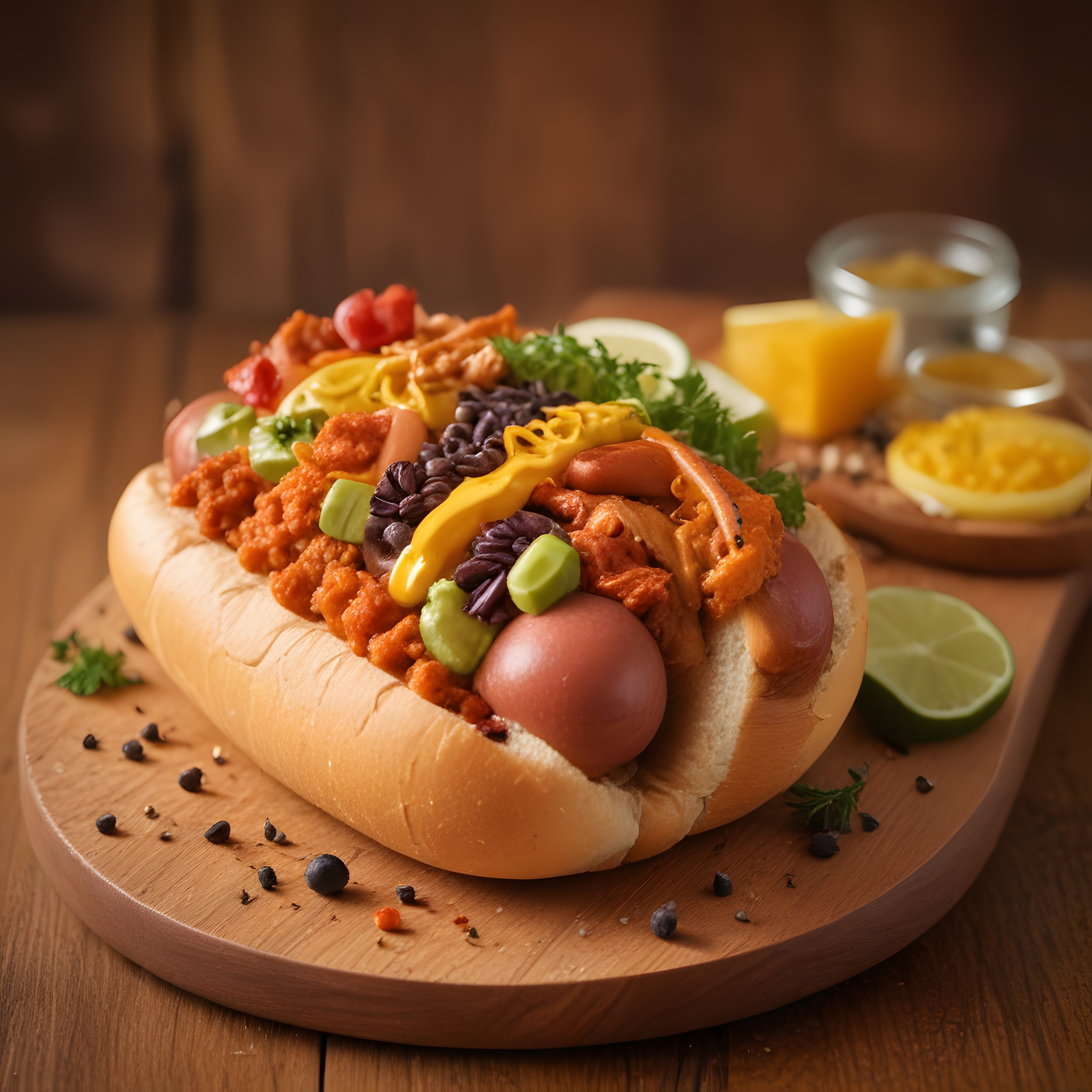 ev yapımı bol malzemeli gurme hot dog ile lezzetli akşam menüsü