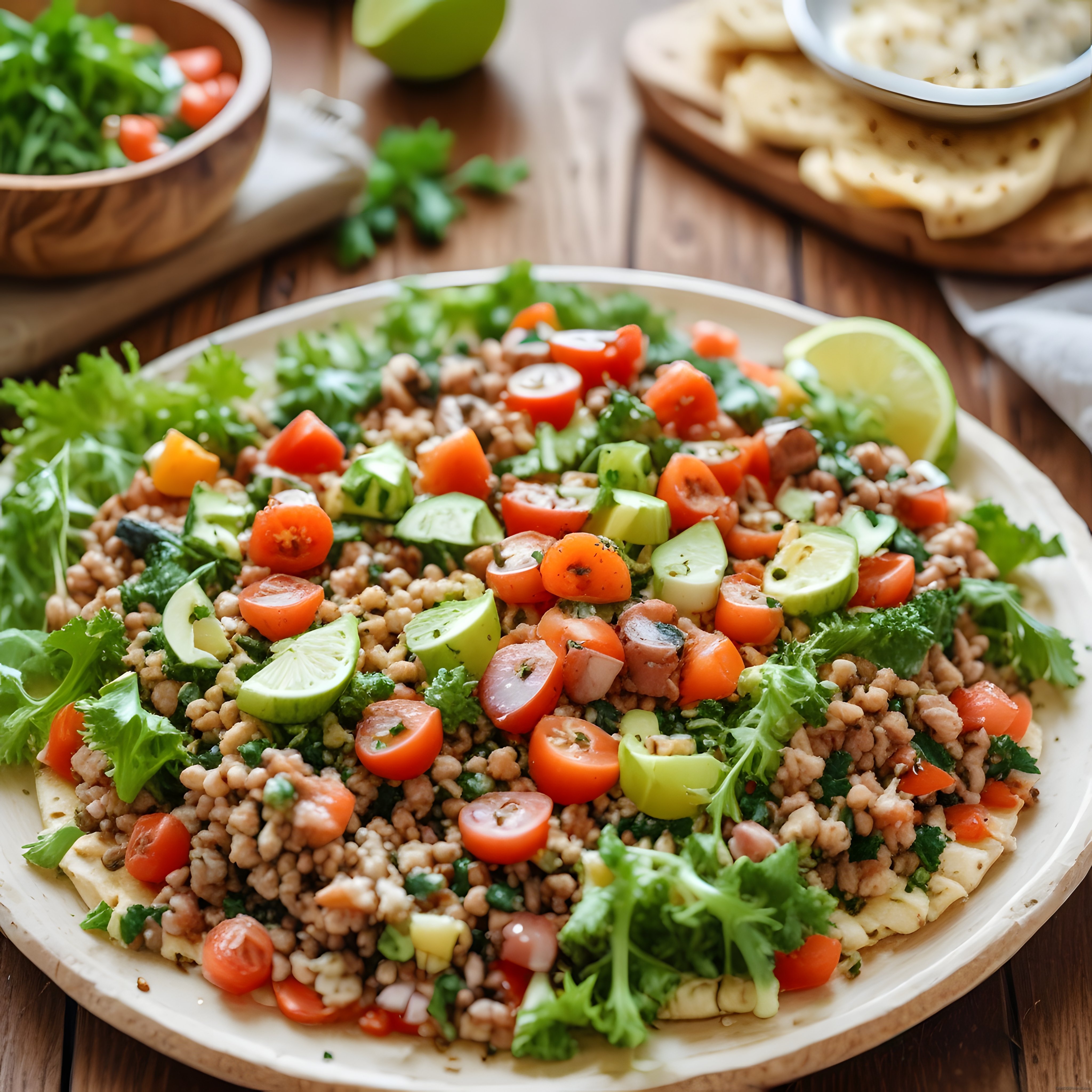 Ev Yapımı Bulgur Salatası: Taze Sebzelerle Dolu Akdeniz Lezzeti
