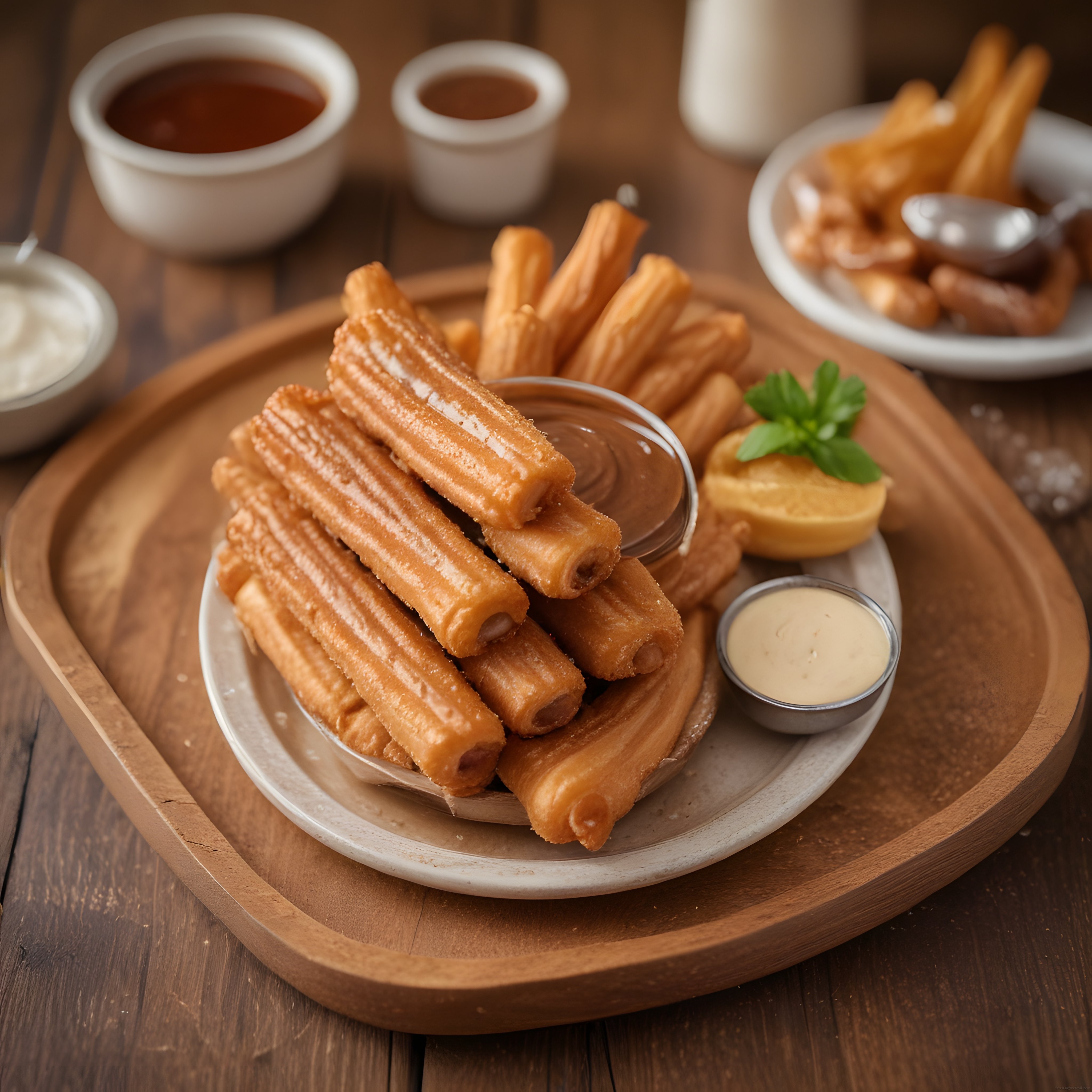 Ev Yapımı Churros Tarifi: Çikolata ve Kremalı Soslarla Lezzet Şöleni
