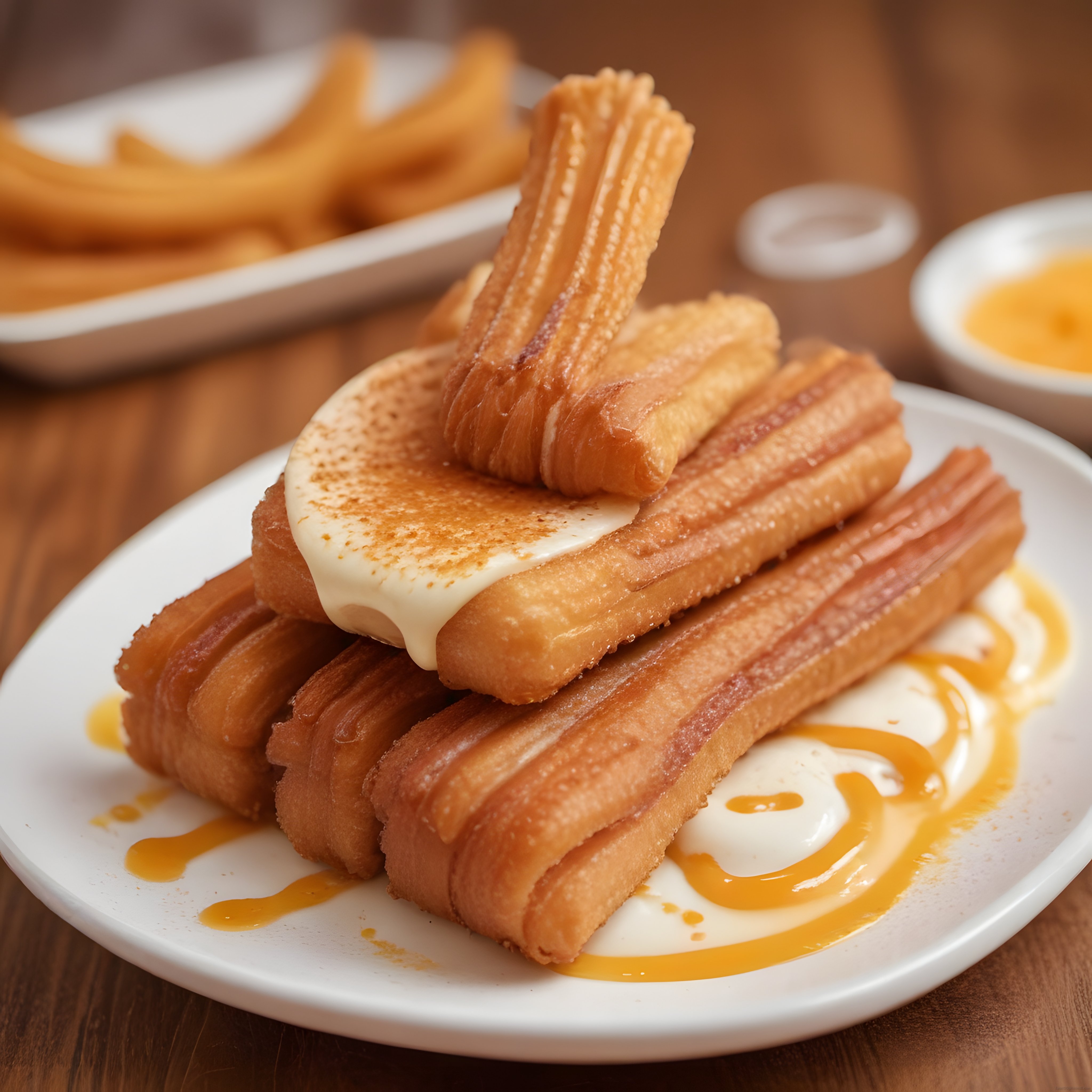 Ev Yapımı Churros Tarifi: Karamel ve Krema Soslu Çıtır İspanyol Tatlısı
