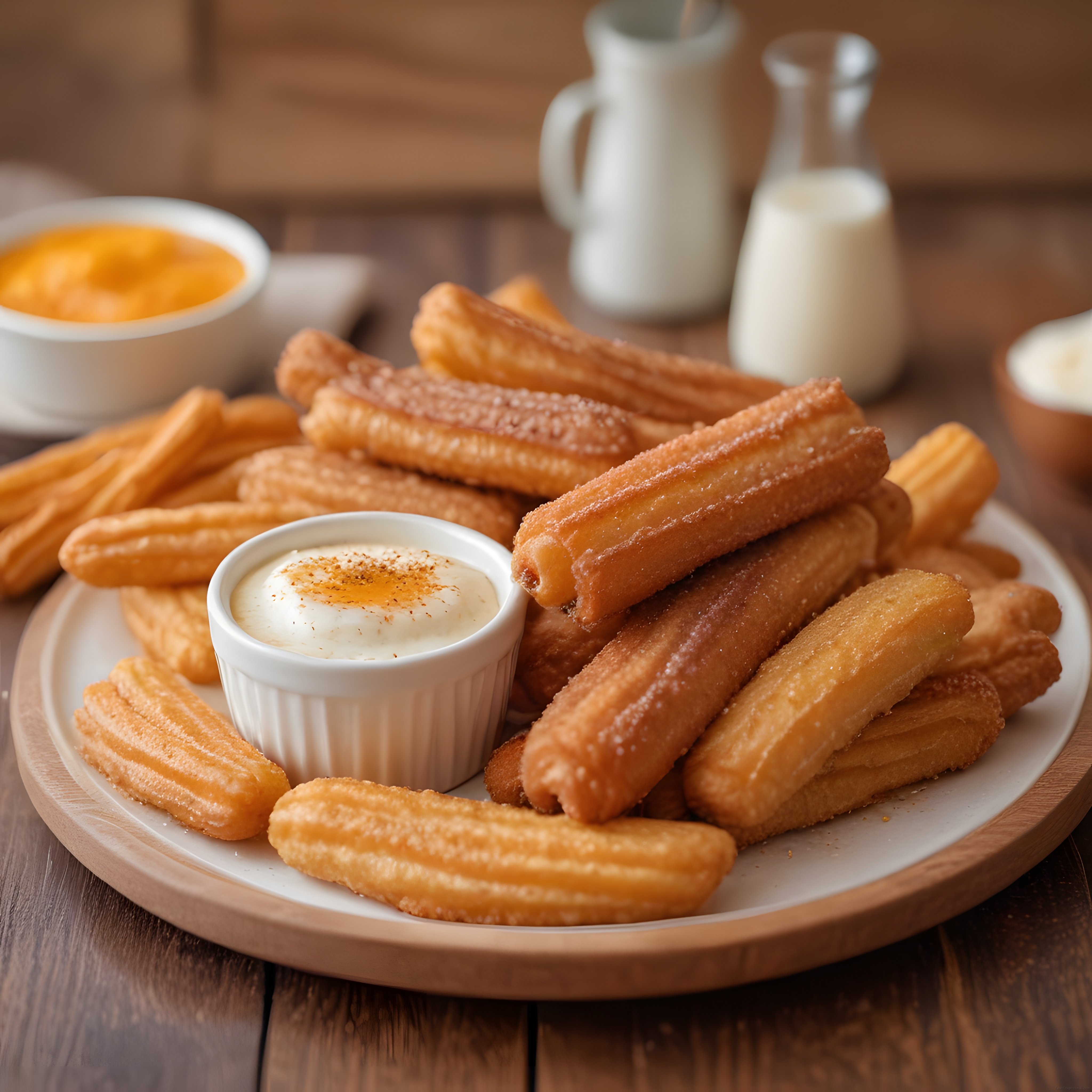 Ev Yapımı Churros Tarifi: Şekerli ve Çikolatalı Sos Eşliğinde Nefis Tatlı