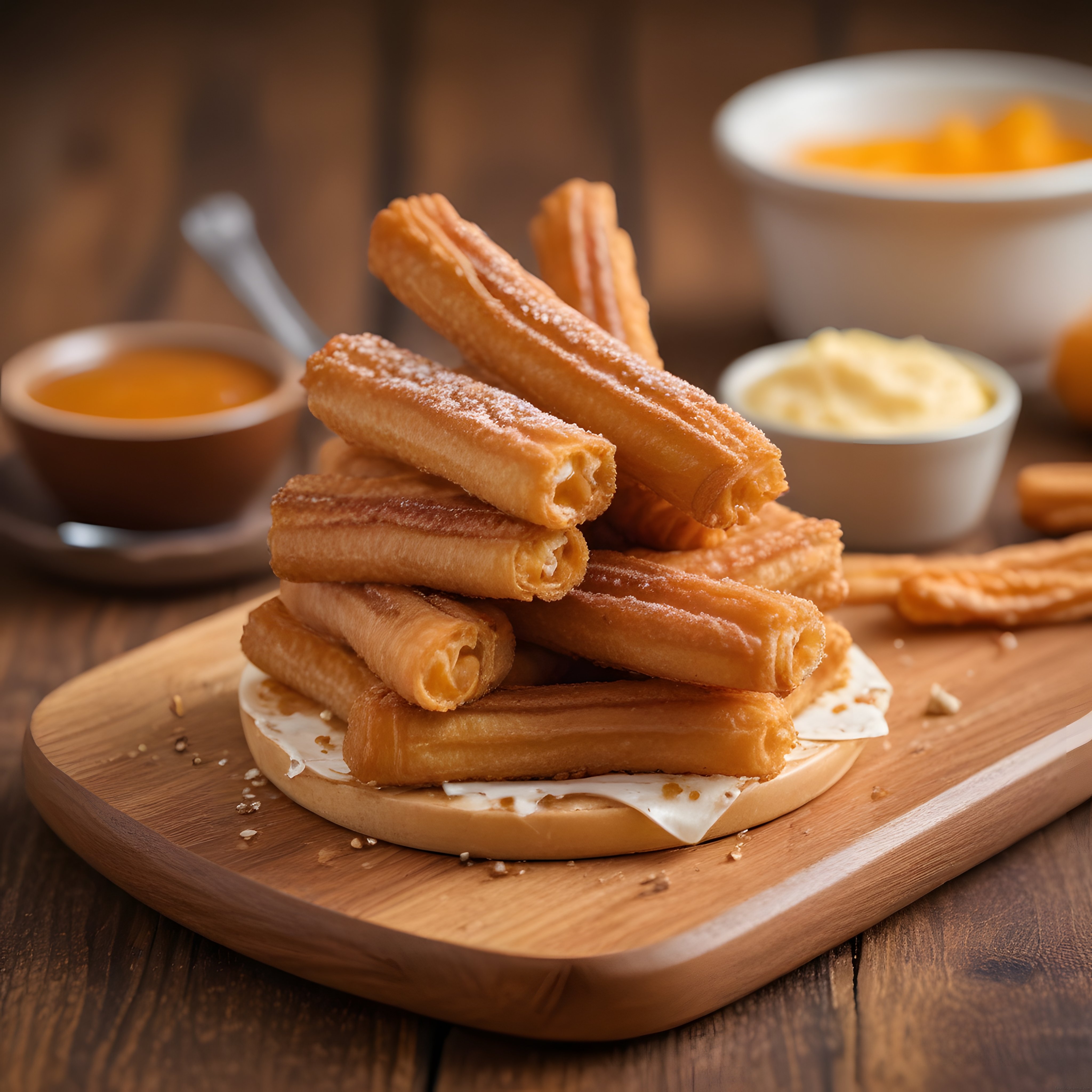 Ev Yapımı Churros Tarifi: Soslarla Servis Edilen Çıtır İspanyol Tatlısı