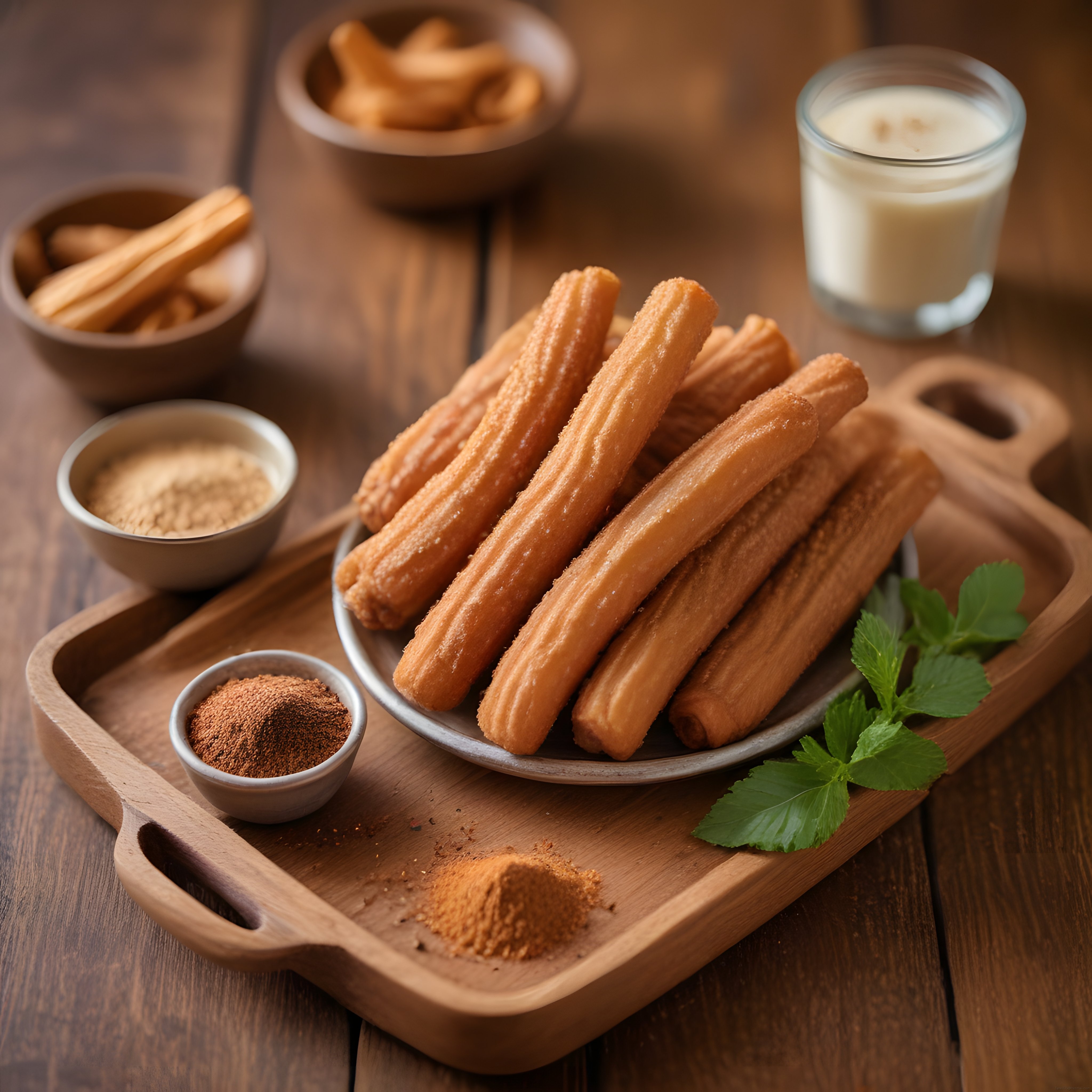 ev yapımı churros tarifi: tarçınlı şeker ve çikolata sosu eşliğinde