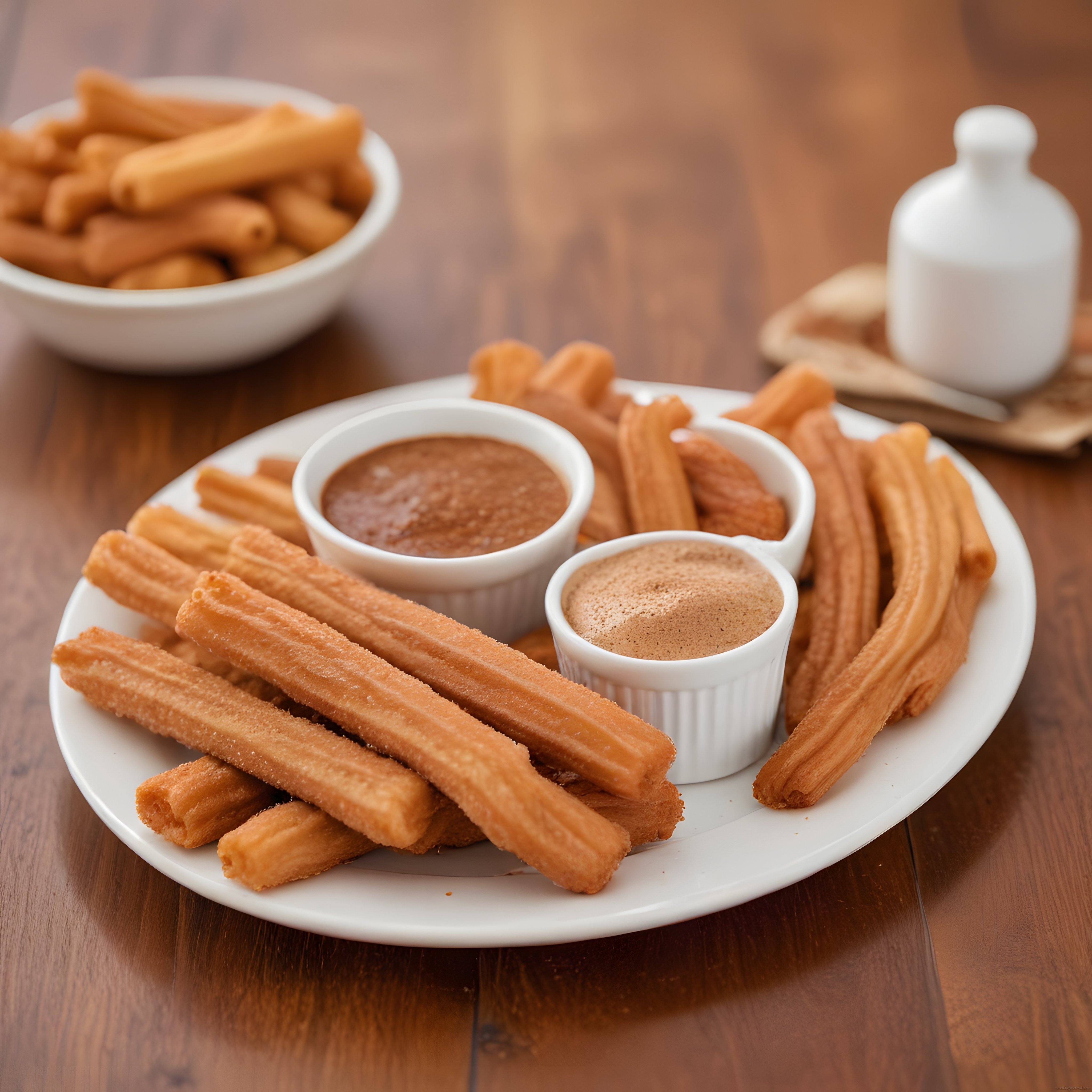 Ev Yapımı Çıtır Churros: Çikolata ve Tarçın Dippin Eşliğinde Lezzet