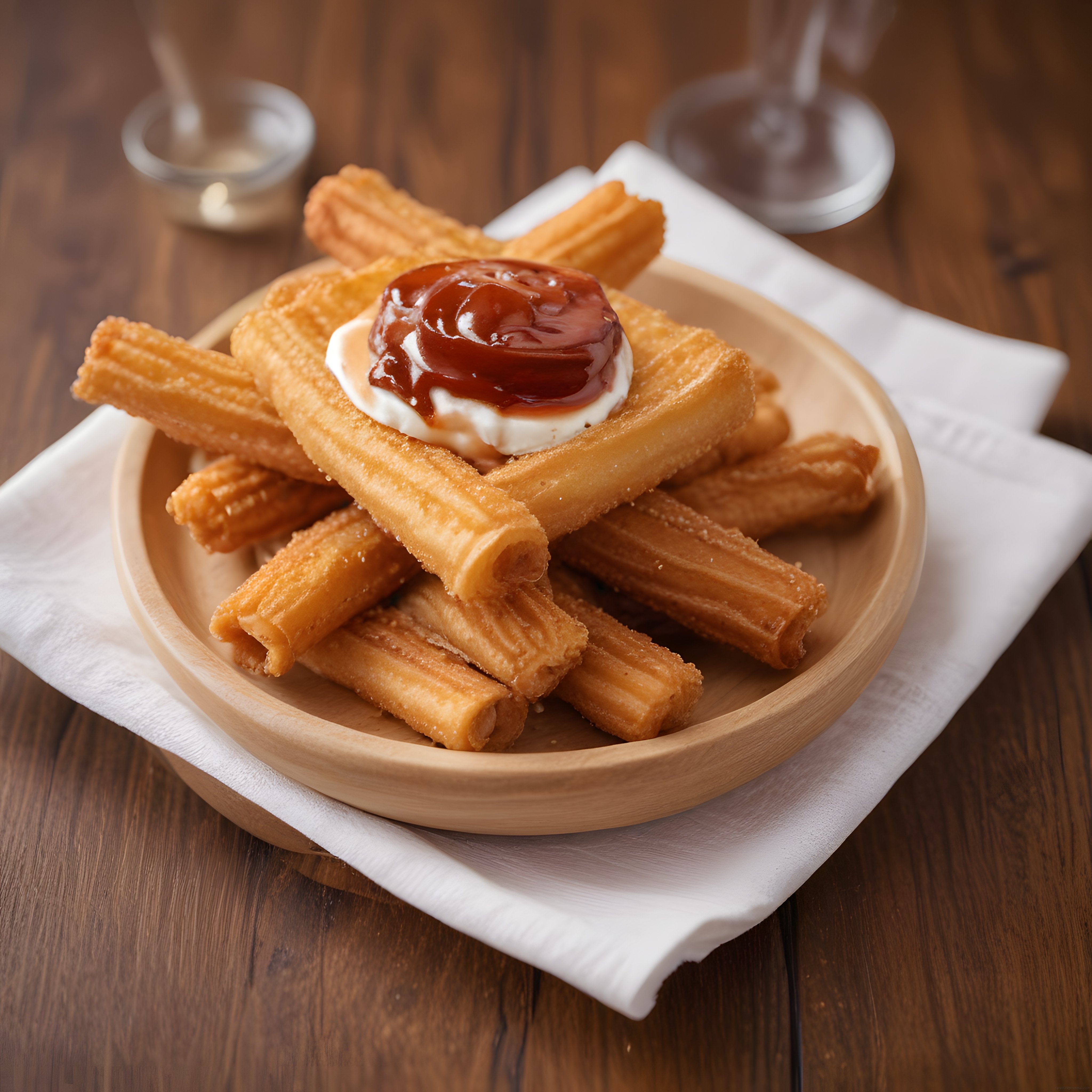Ev Yapımı Çıtır Churros: Karamel Soslu ve Krema Dolgulu Lezzet Şöleni
