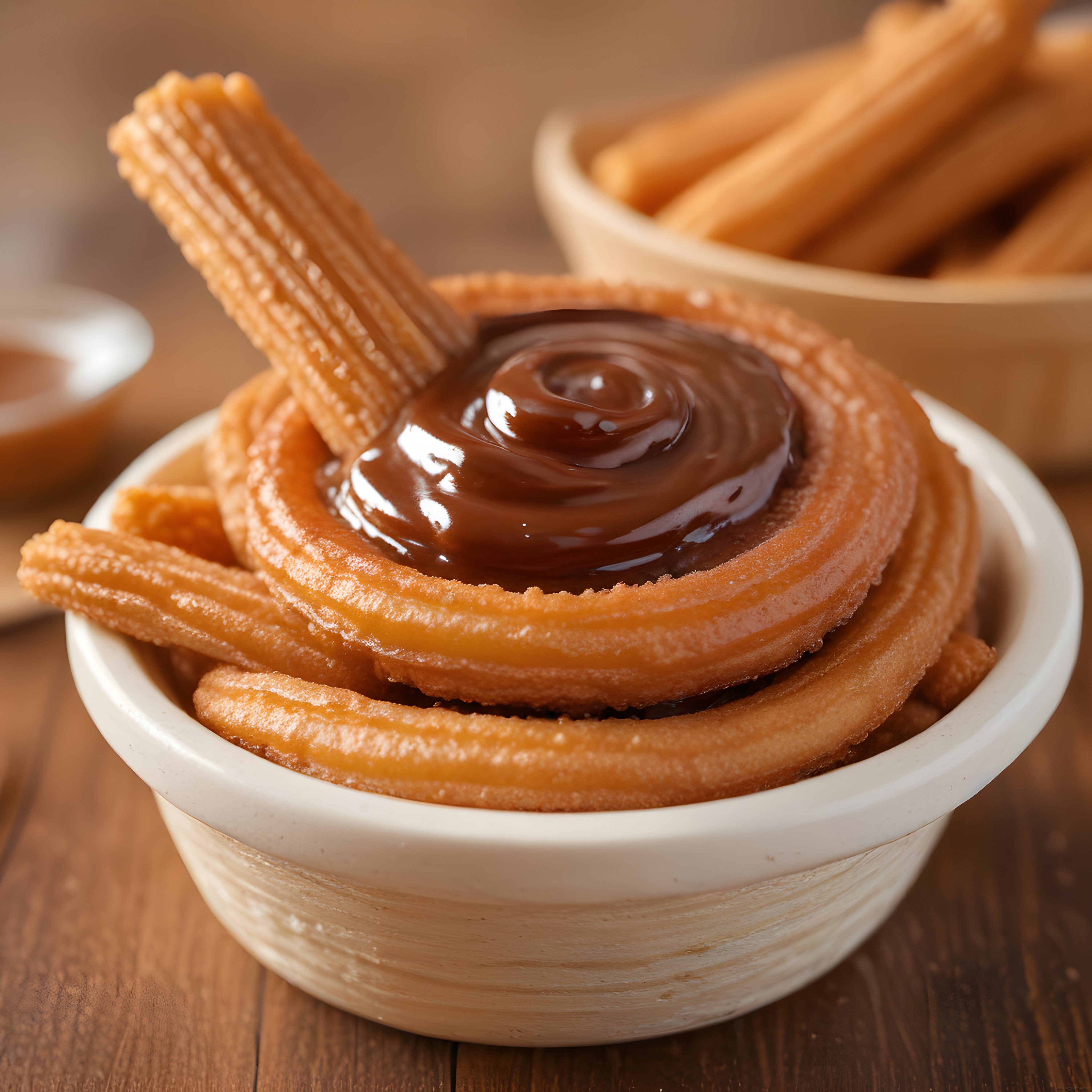Ev Yapımı Çıtır Churros ve Eriyen Çikolata Sosu ile Tatlı Kaçamak