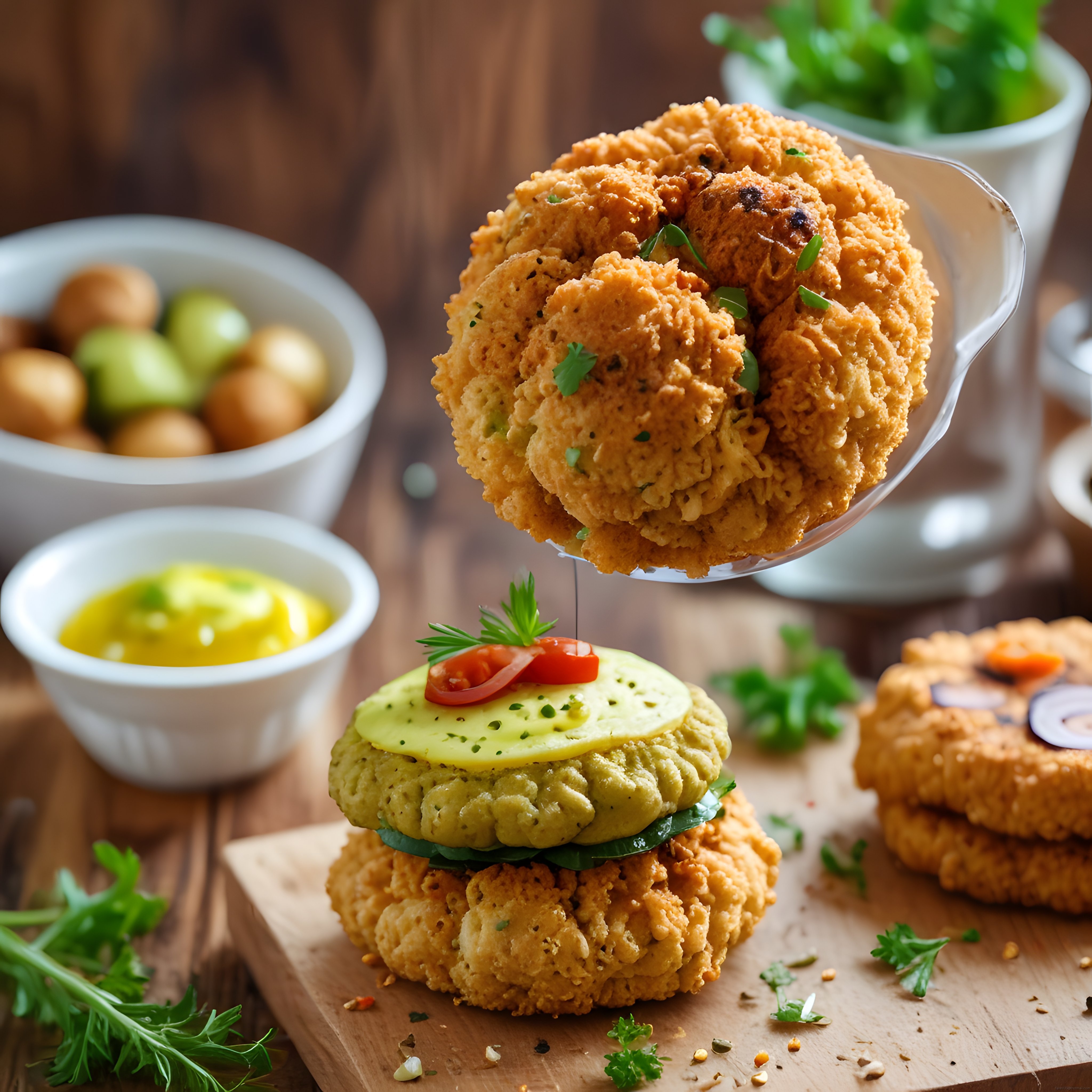 Ev Yapımı Çıtır Falafel Burger ve Sağlıklı Nohut Köftesi Tarifi