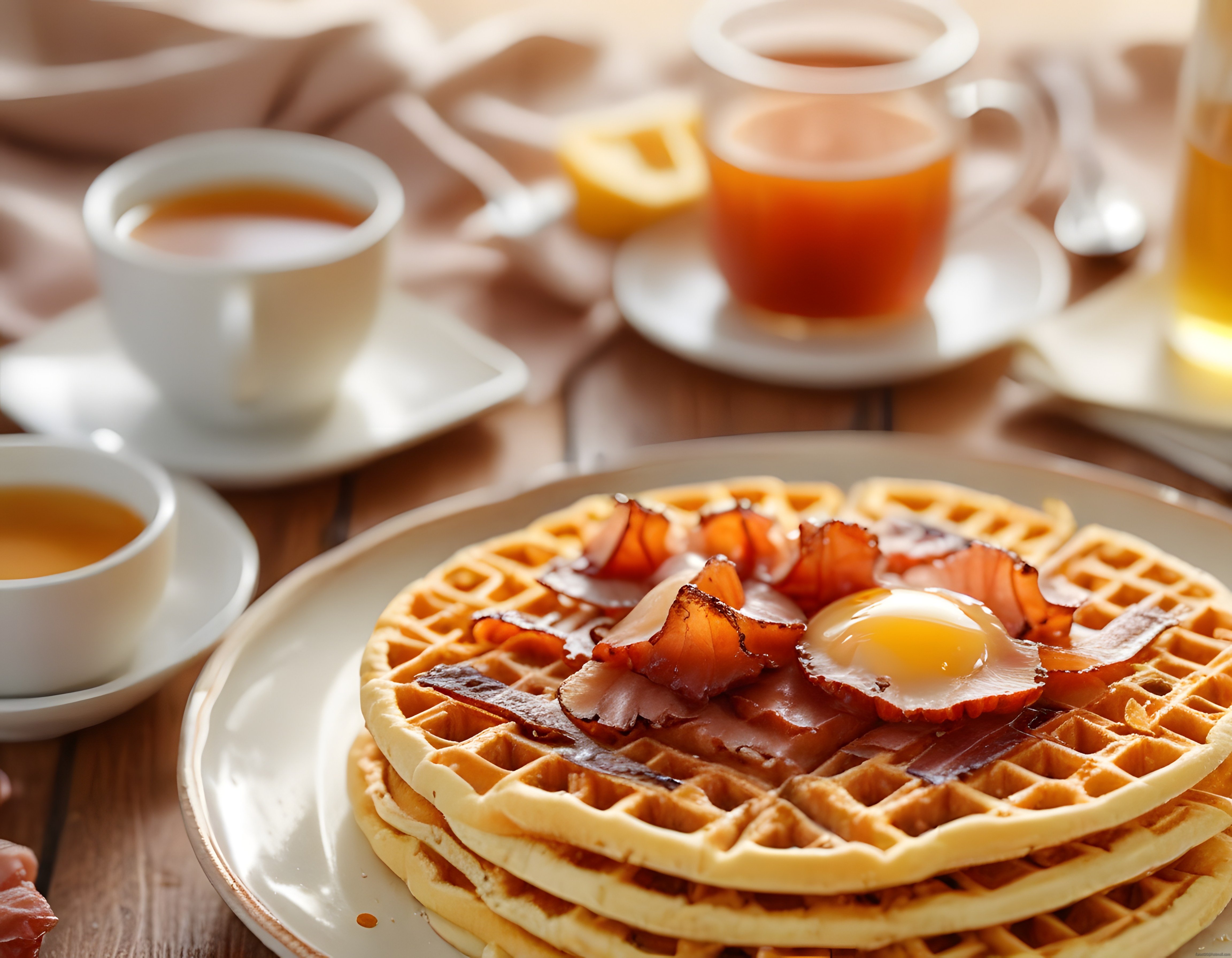 Ev Yapımı Çıtır Waffle ve Taze Kahve ile Sımsıcak Bir Kahvaltı Keyfi