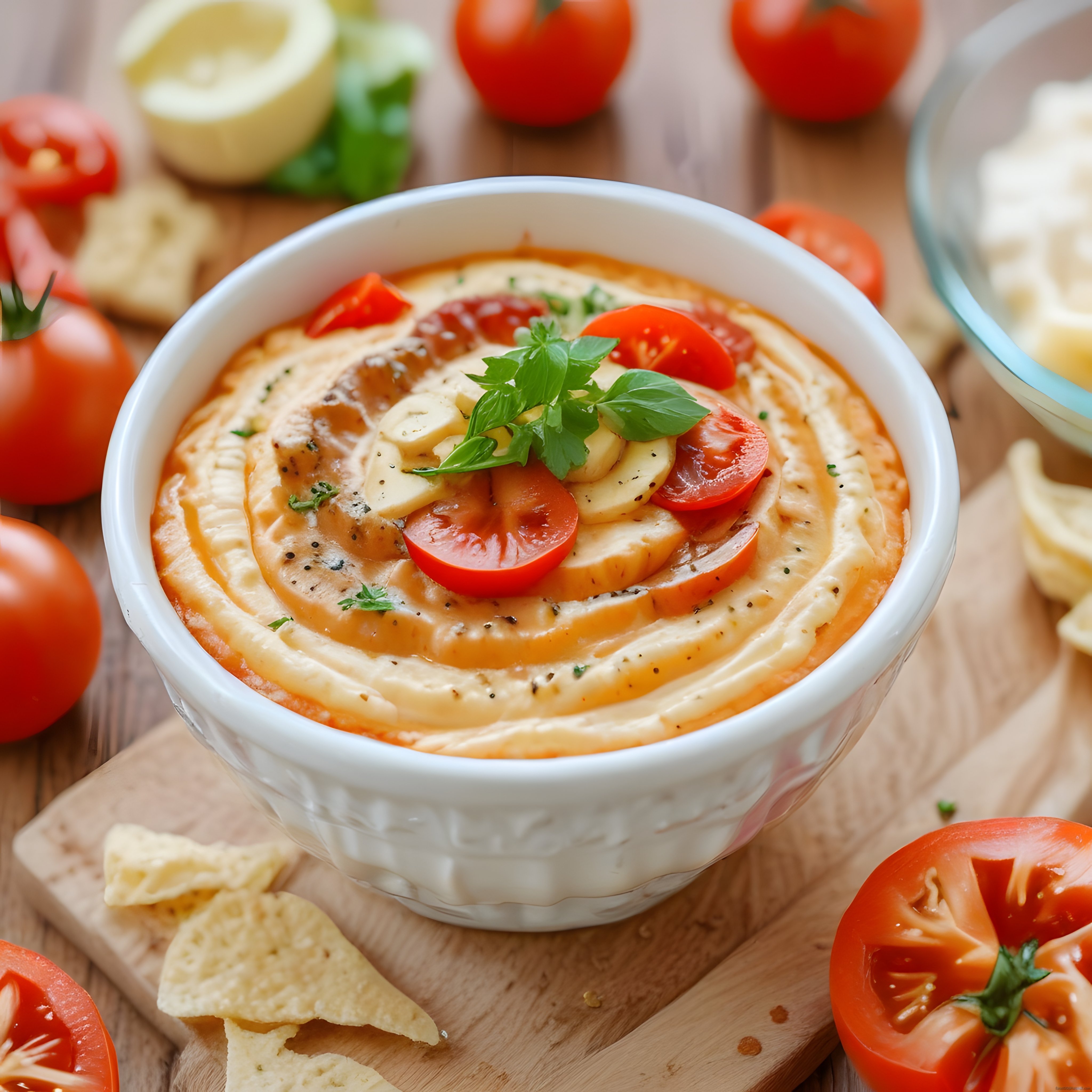 Ev Yapımı Domatesli Humus Tarifi: Kahvaltı ve Aperatifler İçin Pratik Meze