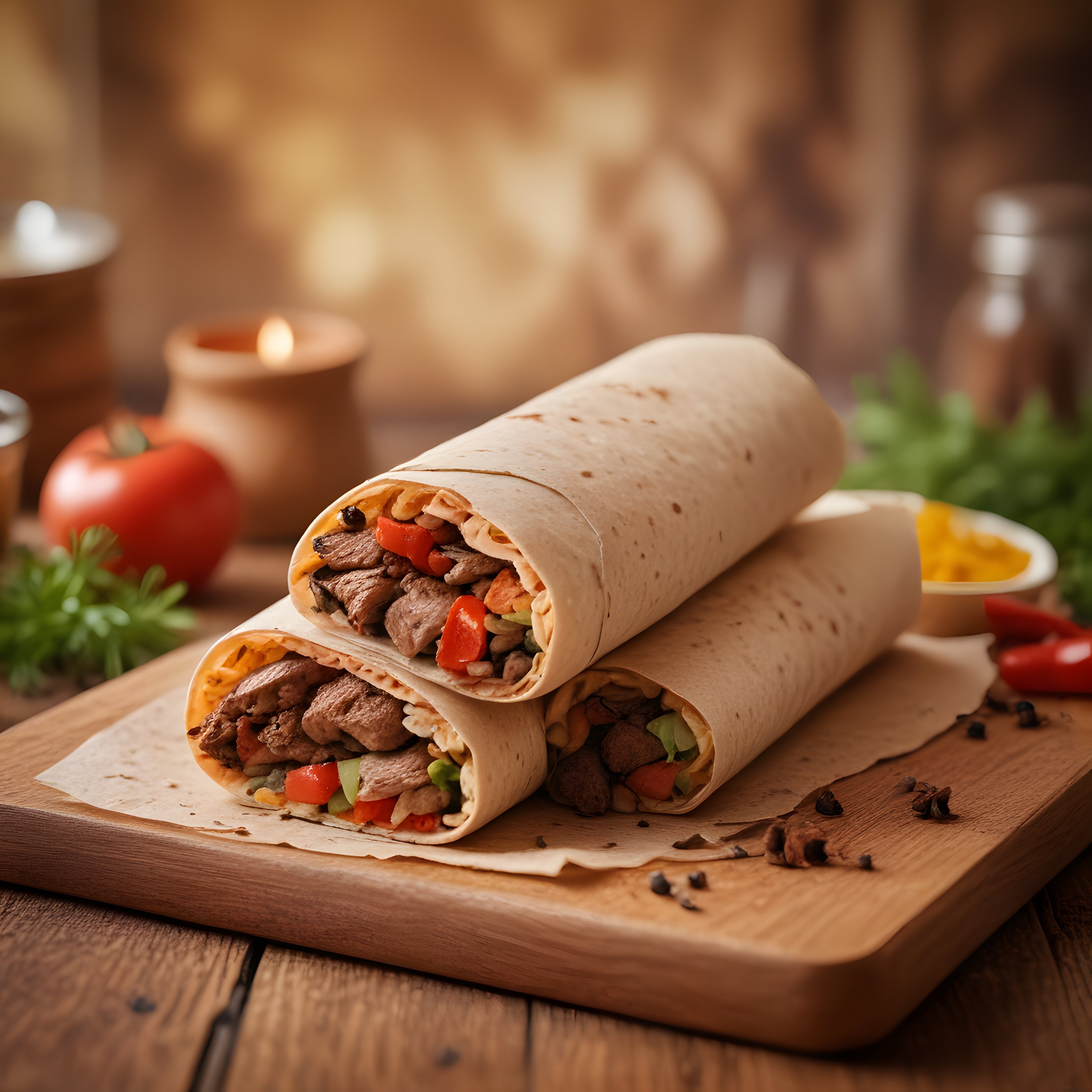 Ev Yapımı Etli Sebzeli Dürüm Tarifi: Sıcacık Tortilla Rulo Lezzeti