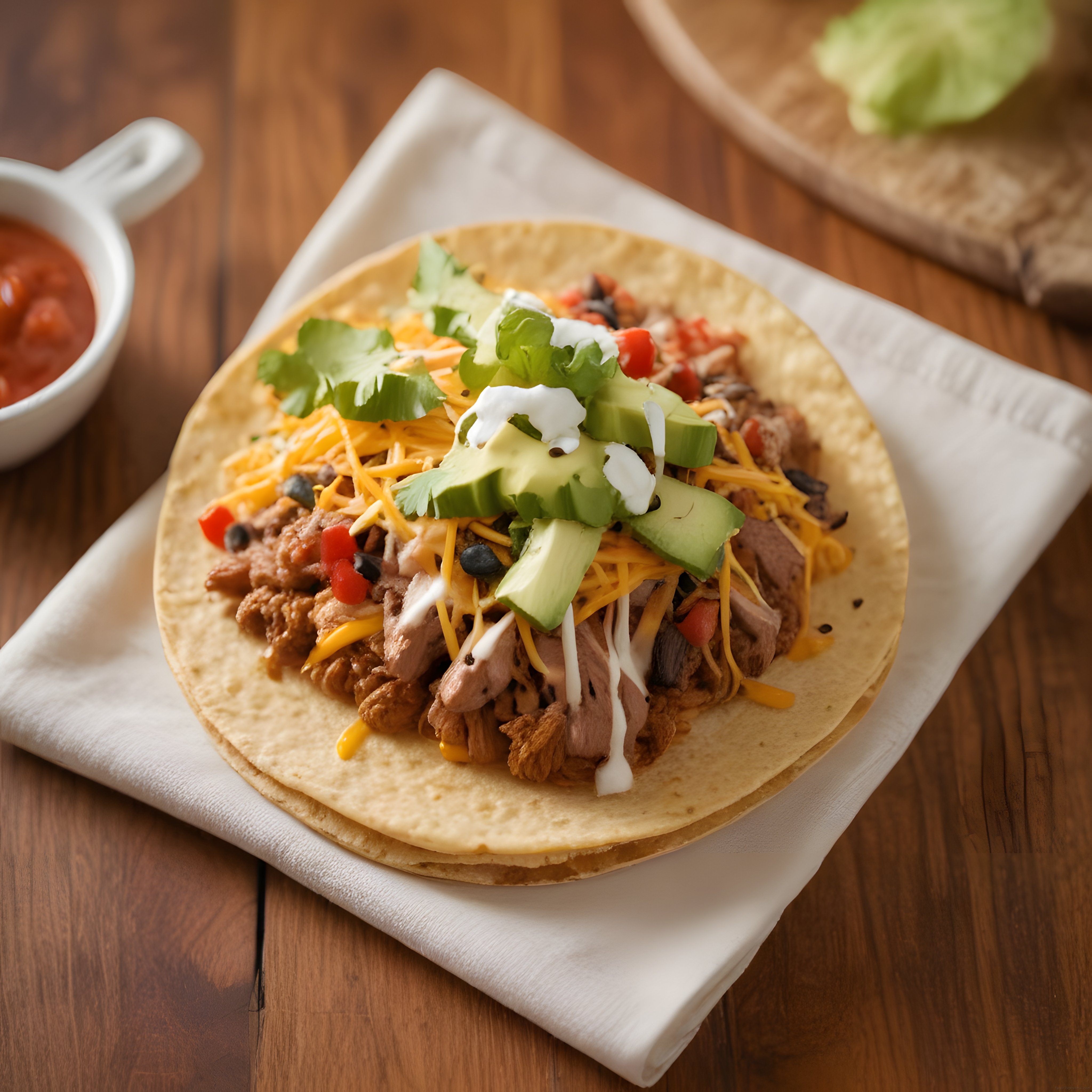 Ev Yapımı Etli Taco: Avokado, Cheddar ve Kişniş ile Meksika Lezzeti