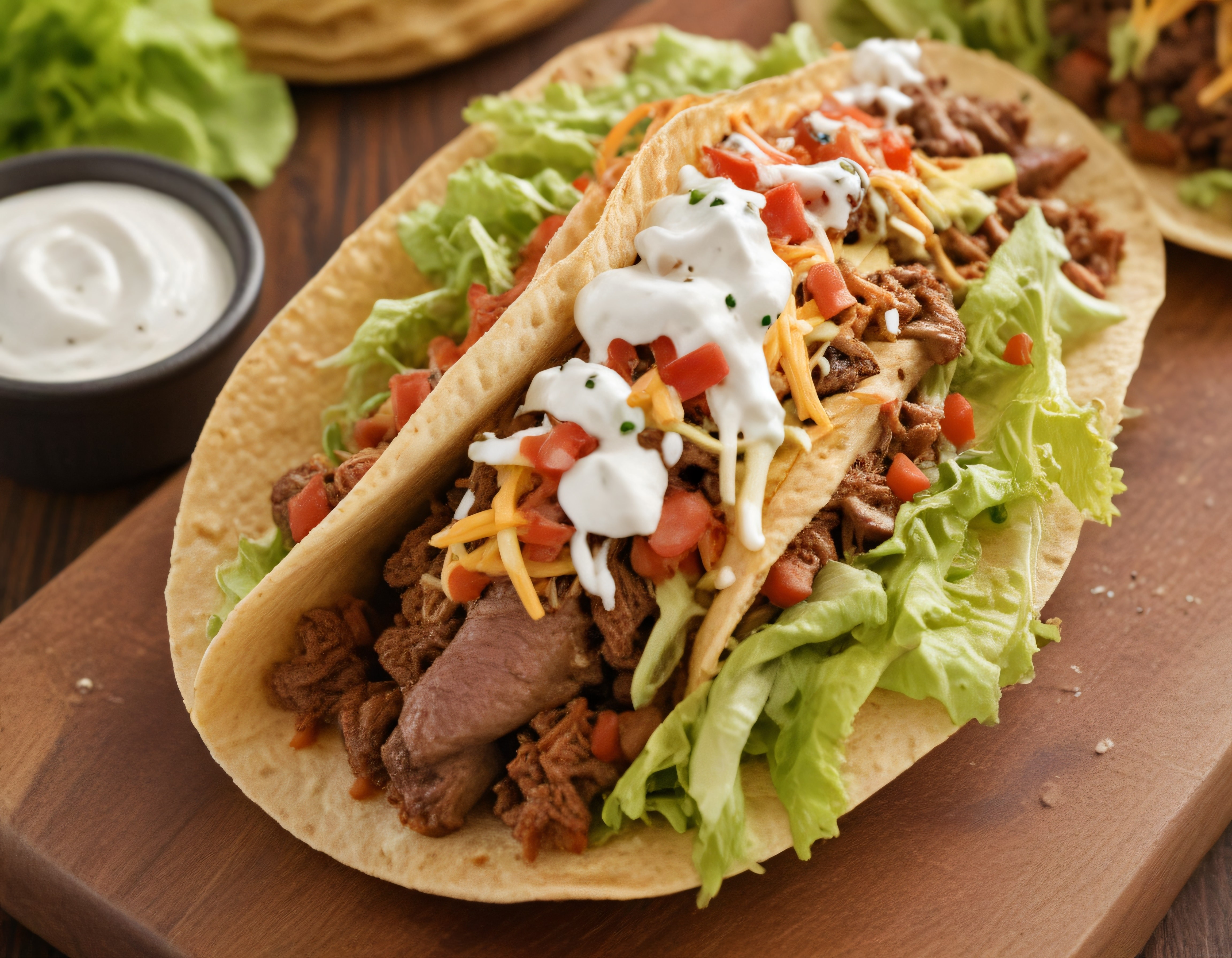Ev Yapımı Etli Taco: Mısır Tortilla ve Ekşi Krema ile Meksika Mutfağı