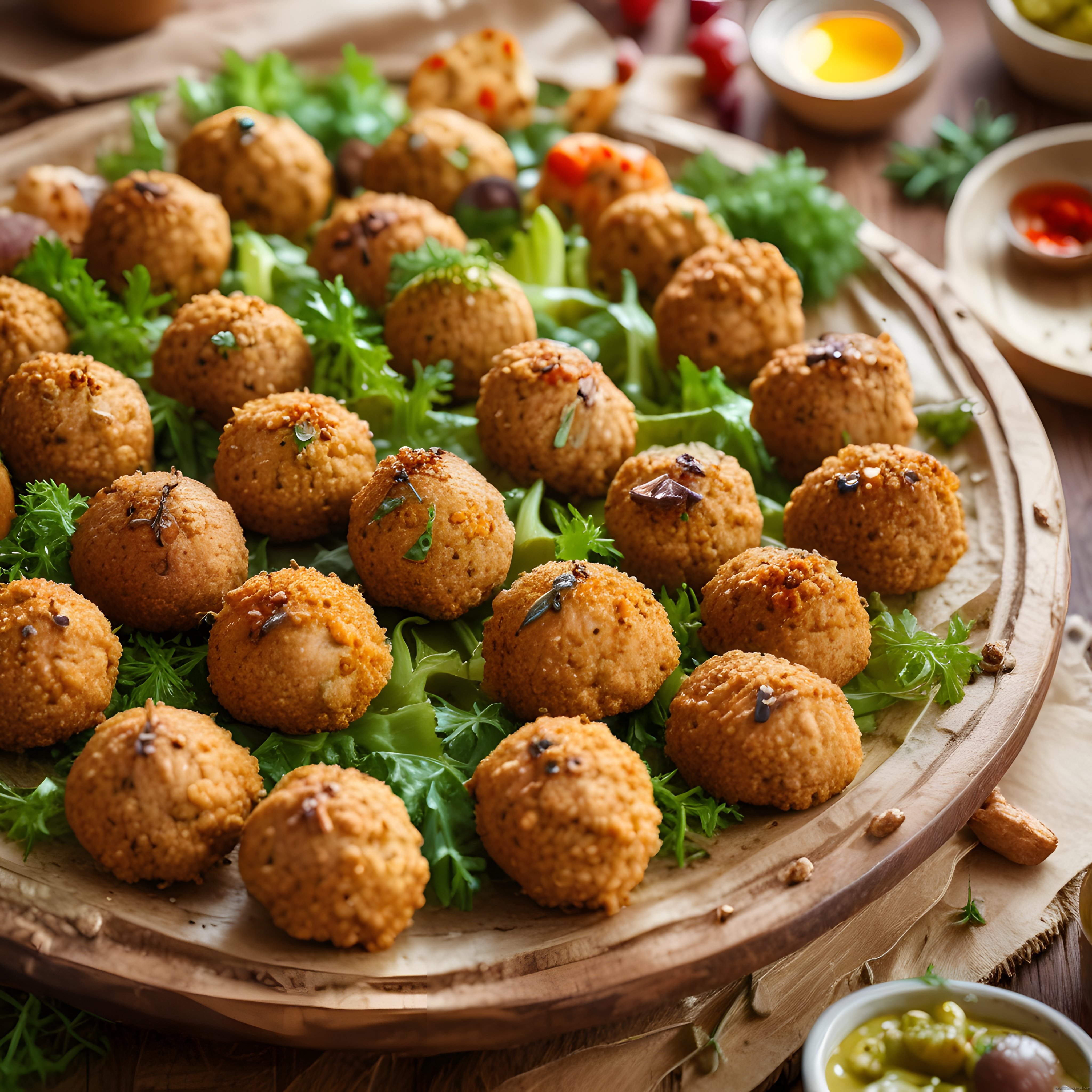 Ev Yapımı Falafel Tarifi: Çıtır Nohut Köfteleri ile Lezzetli Sunum