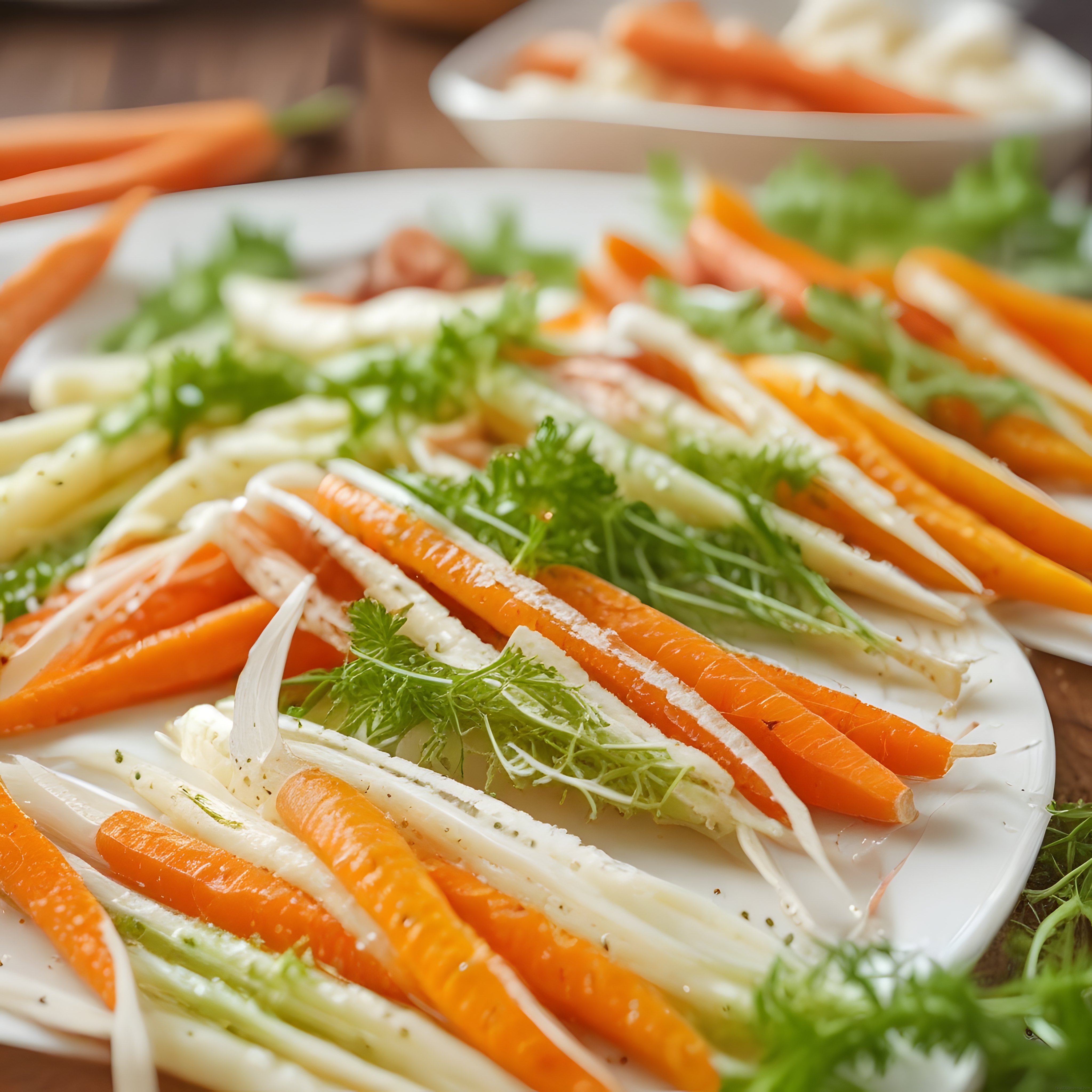 Ev Yapımı Ferah Havuç Salatası ile Mevsim Sebzeleri Buluşması