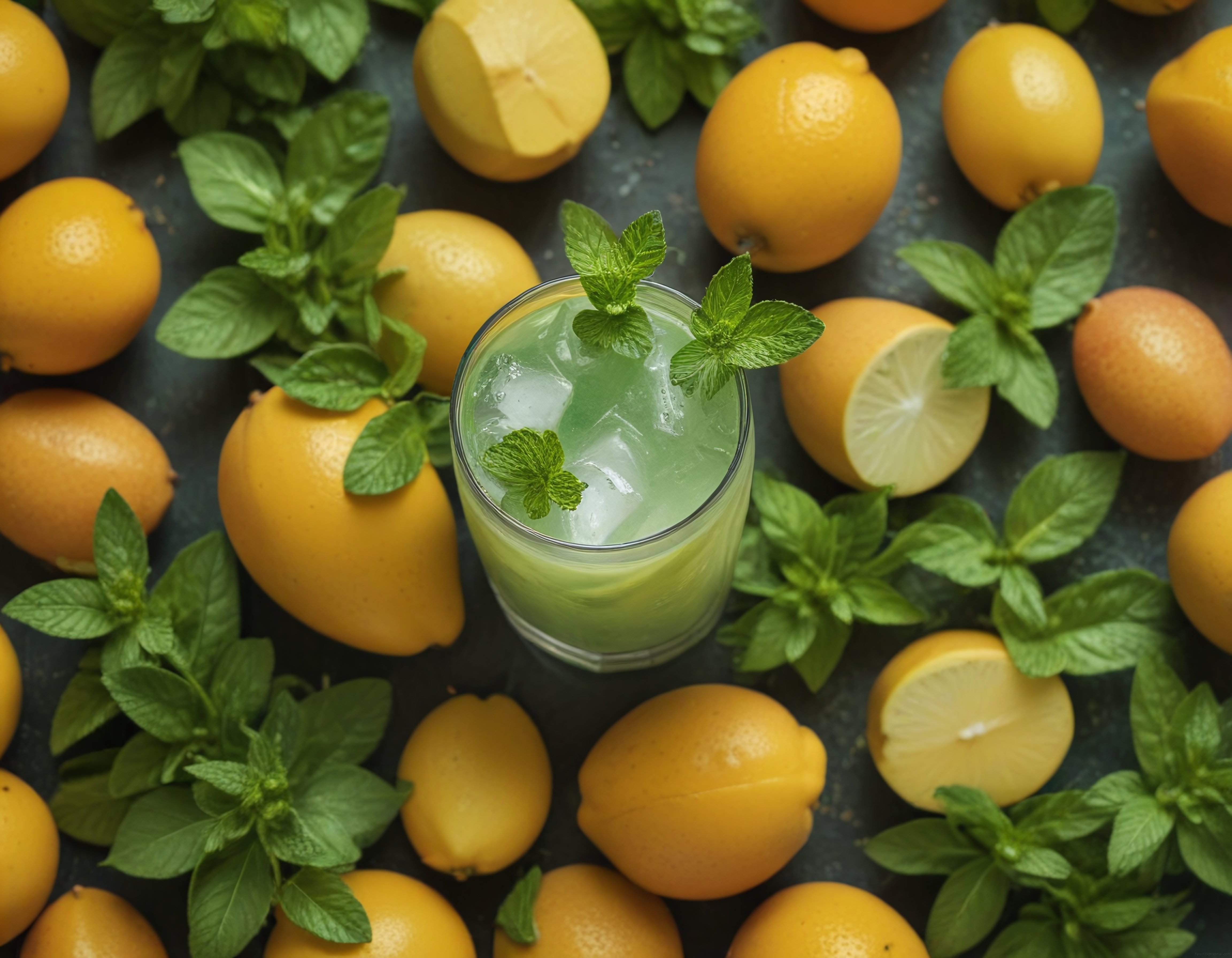 Ev Yapımı Ferahlatıcı Limonata: Taze Nane ve Buz ile Hazırlanan Yaz İçeceği