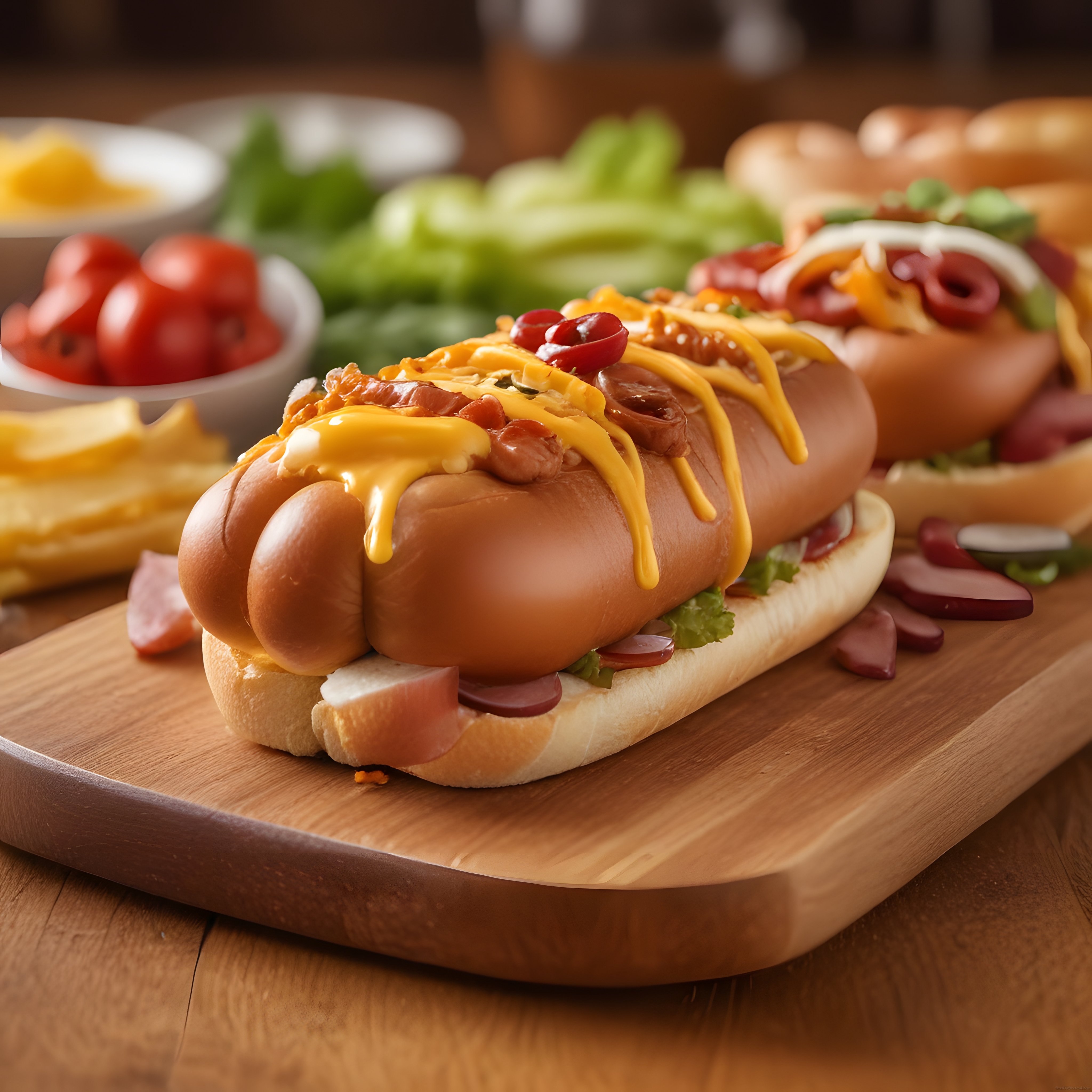 Ev Yapımı Gourmet Hot Dog Tarifi: Peynir Soslu ve Bol Malzemeli Sosisli Sandviç