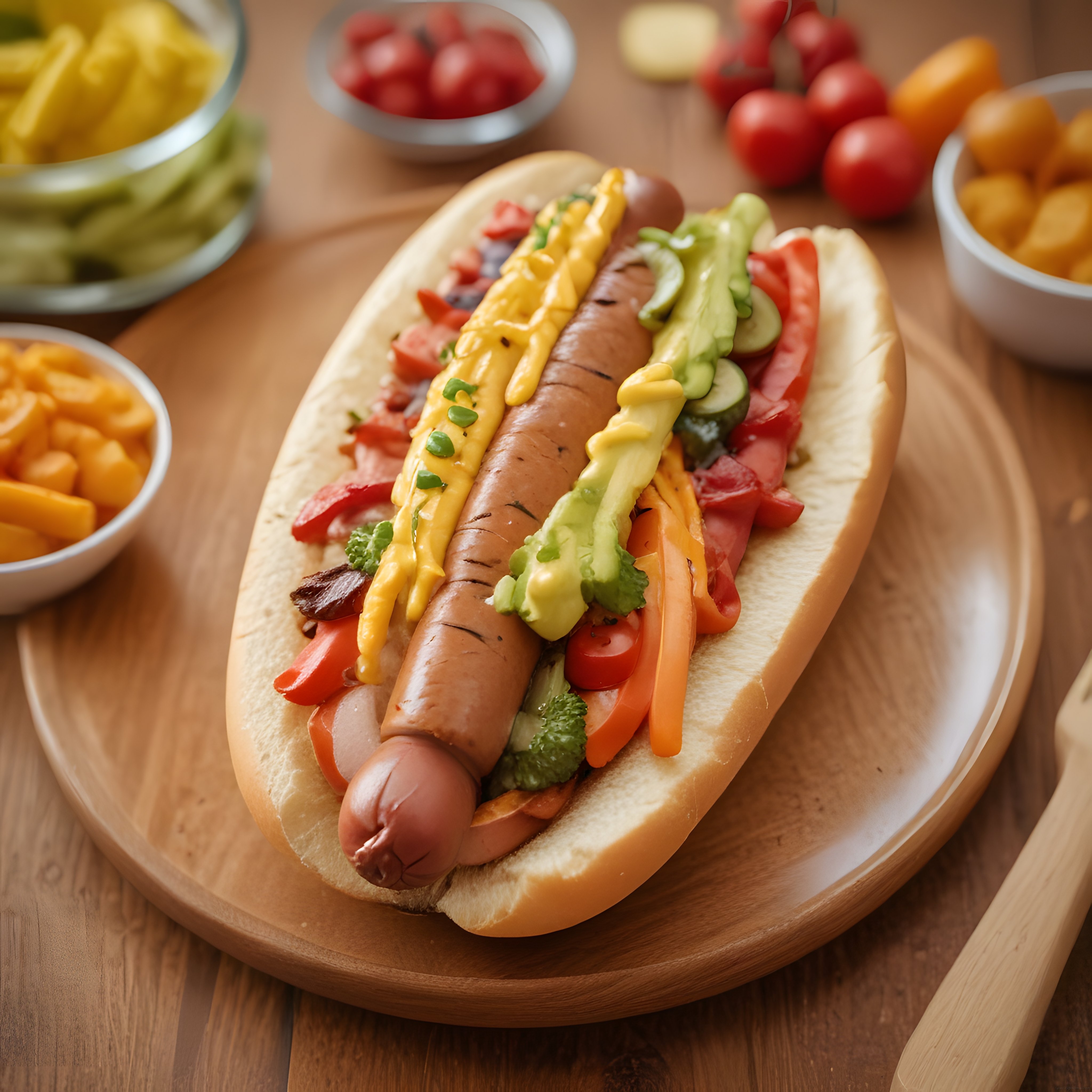 Ev Yapımı Gourmet Hot Dog Tarifi: Taze Sebzeler ve Özel Soslarla Dolgun Lezzet