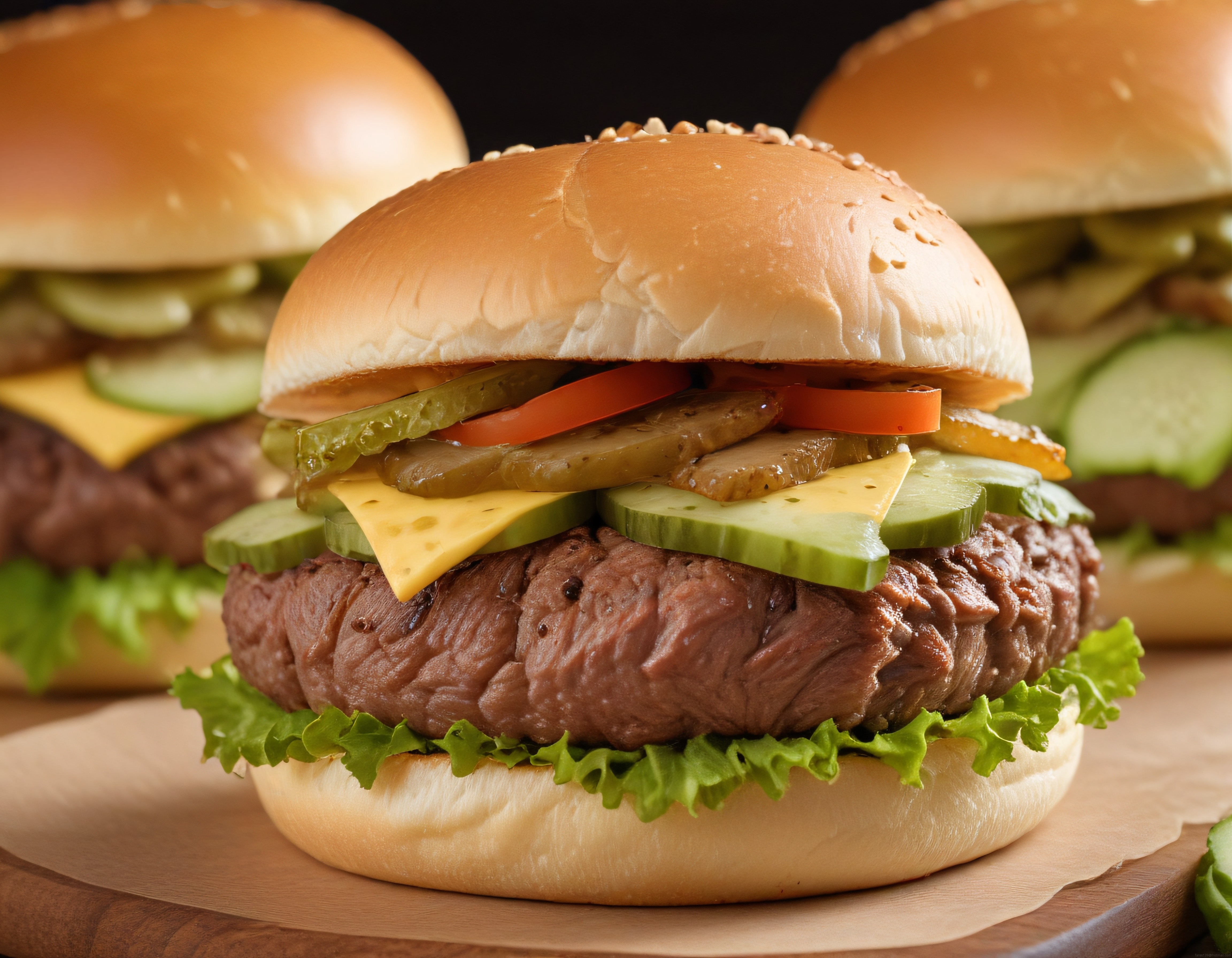 Ev Yapımı Hamburger Tarifi: Sulu Köfte ve Taze Sebzelerle Gourmet Lezzet