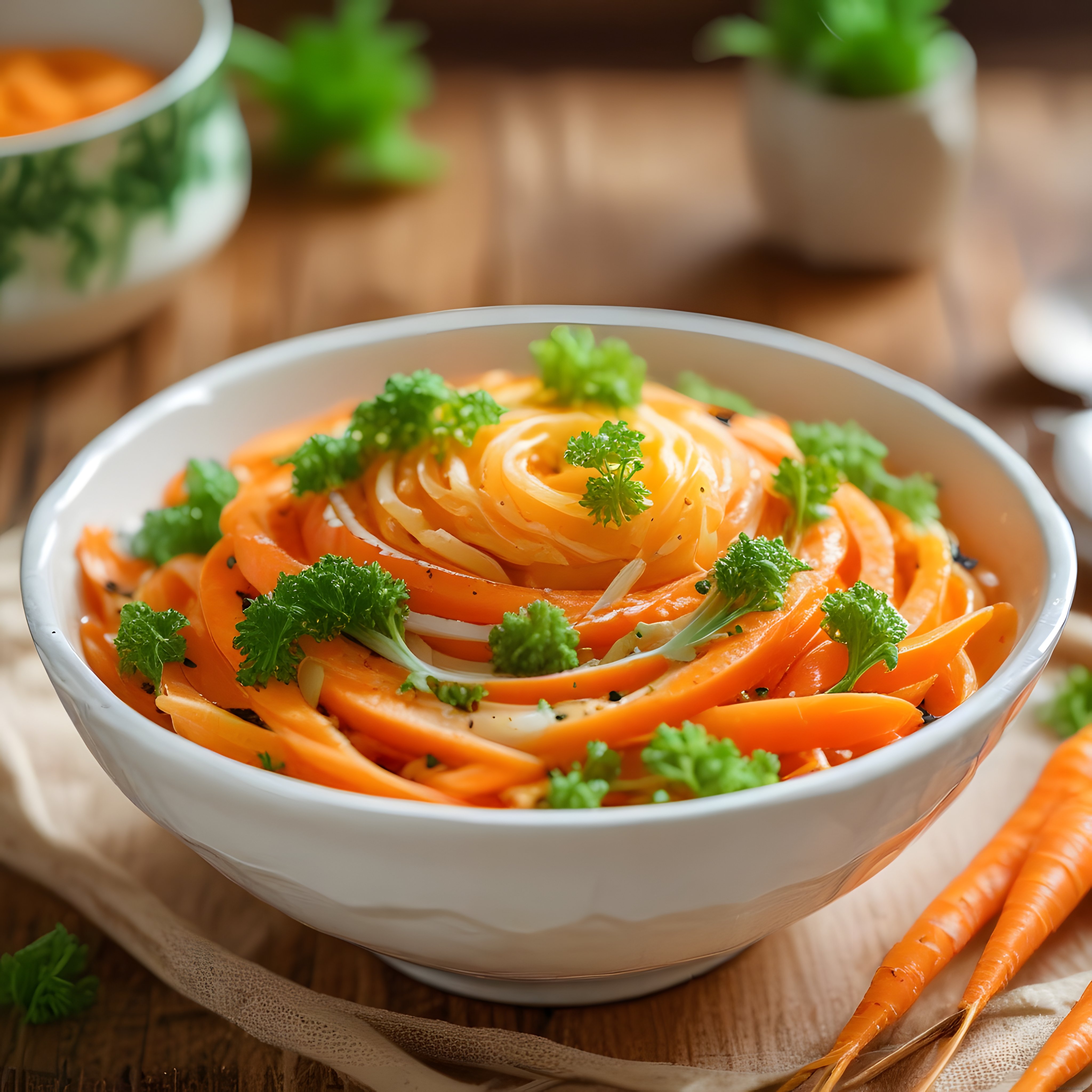 Ev Yapımı Havuç Salatası: Taze Baharatlar ve Sağlıklı Beslenme