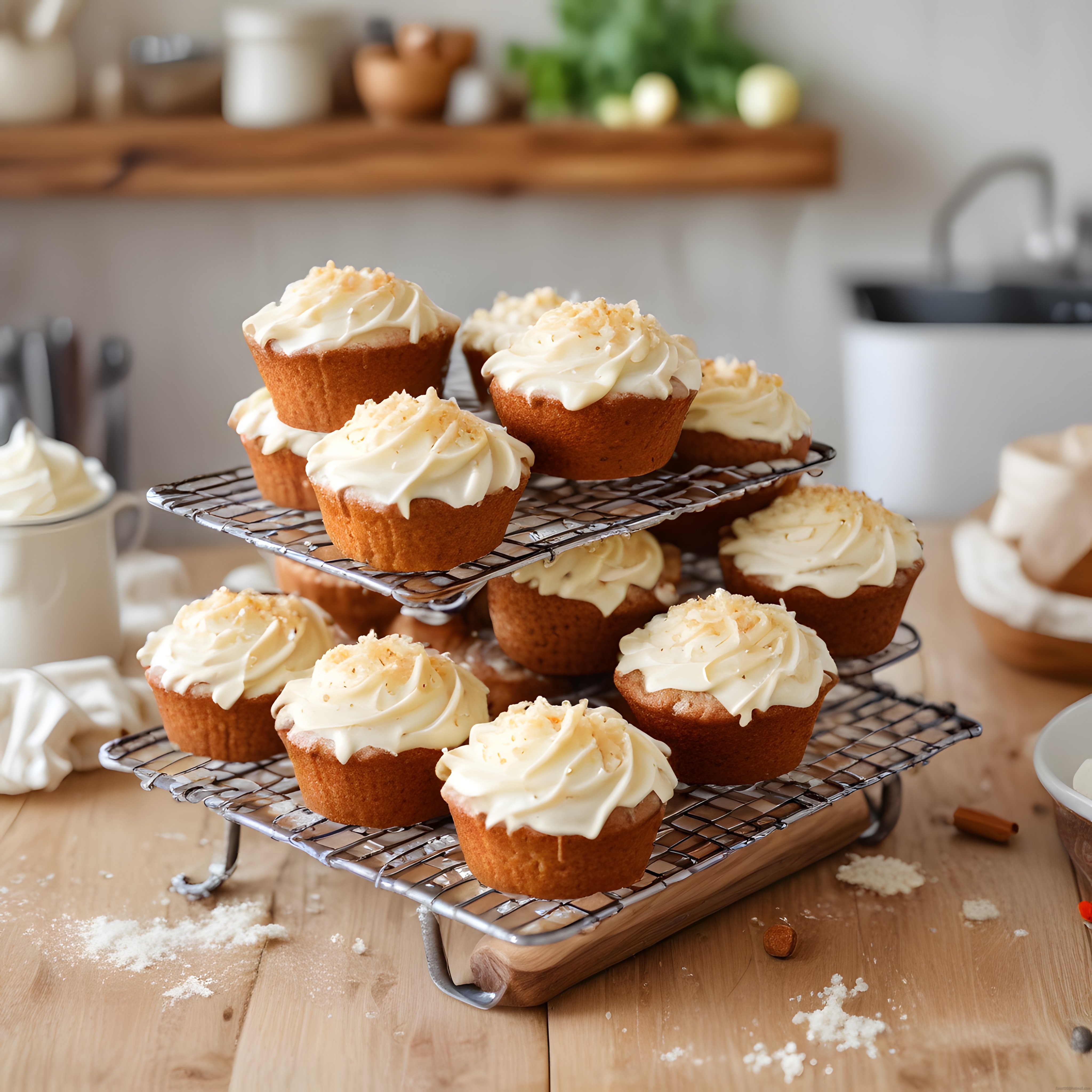 Ev Yapımı Hindistan Cevizli Cupcake: Kremalı Muffin Tarifi ve Dekorasyon Fikri