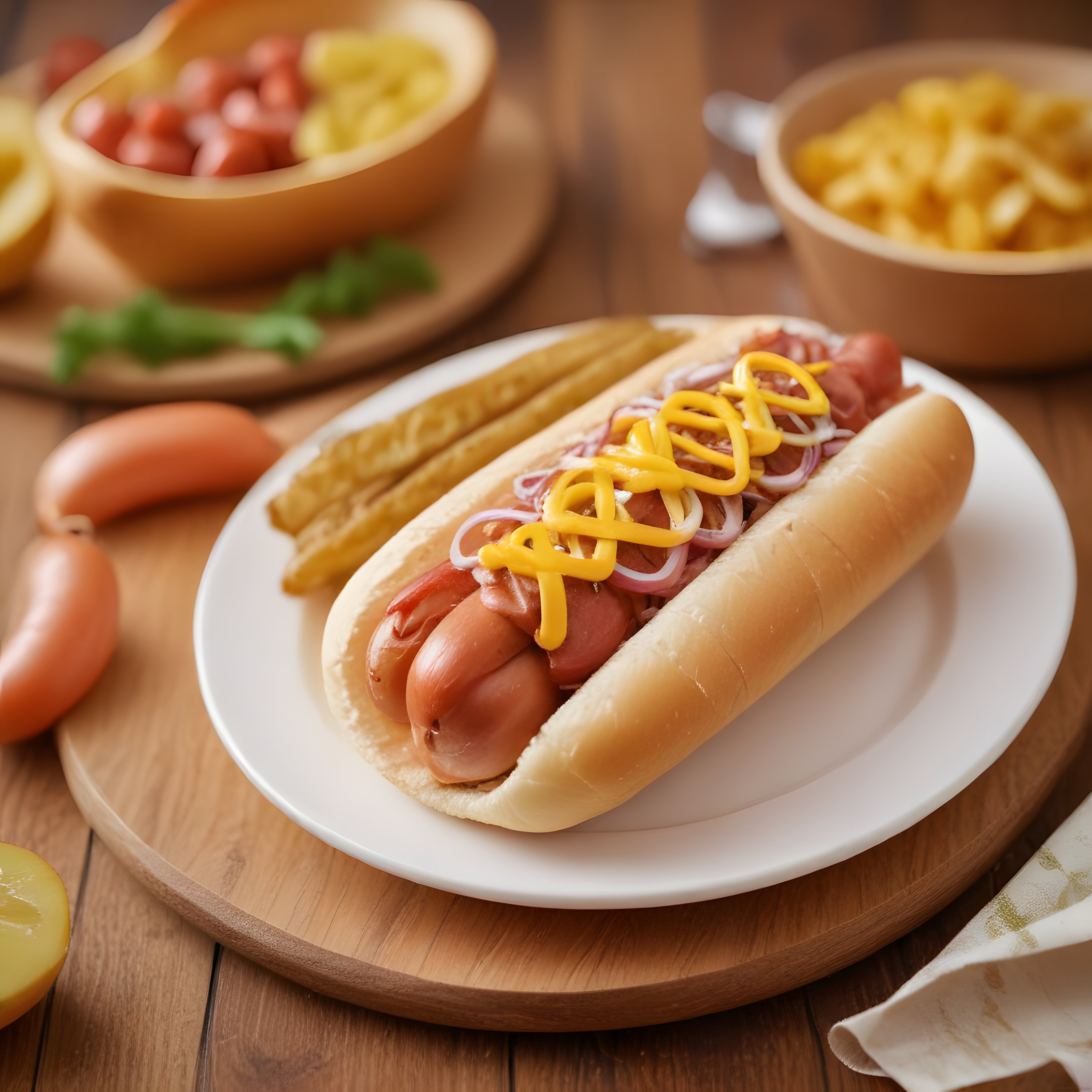 Ev Yapımı Hot Dog Tarifi: Hardal ve Kırmızı Soğan ile Lezzetli Sokak Yemeği