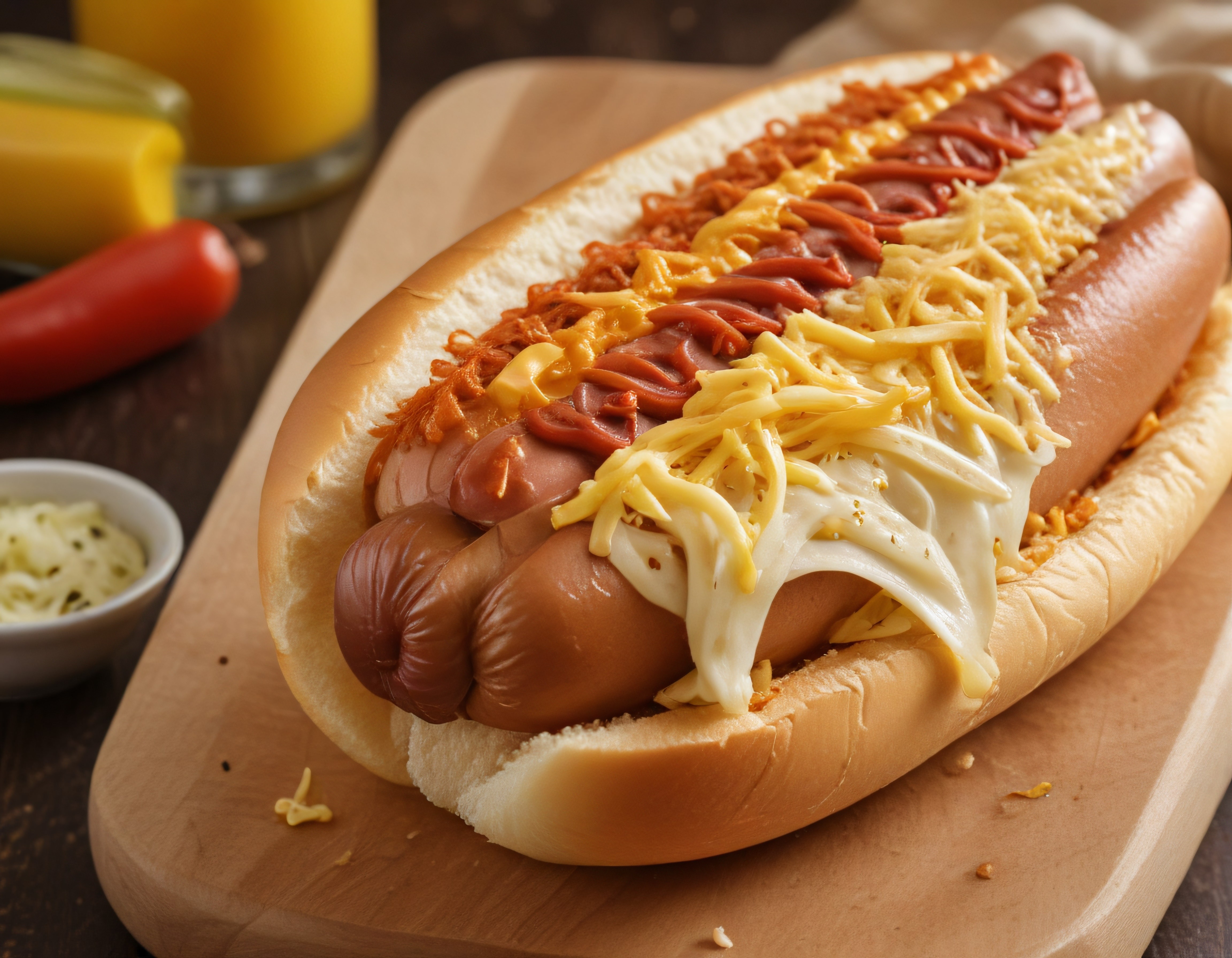 Ev Yapımı Hot Dog Tarifi: Ketçaplı Mayonezli ve Peynirli Sosisli Sandviç