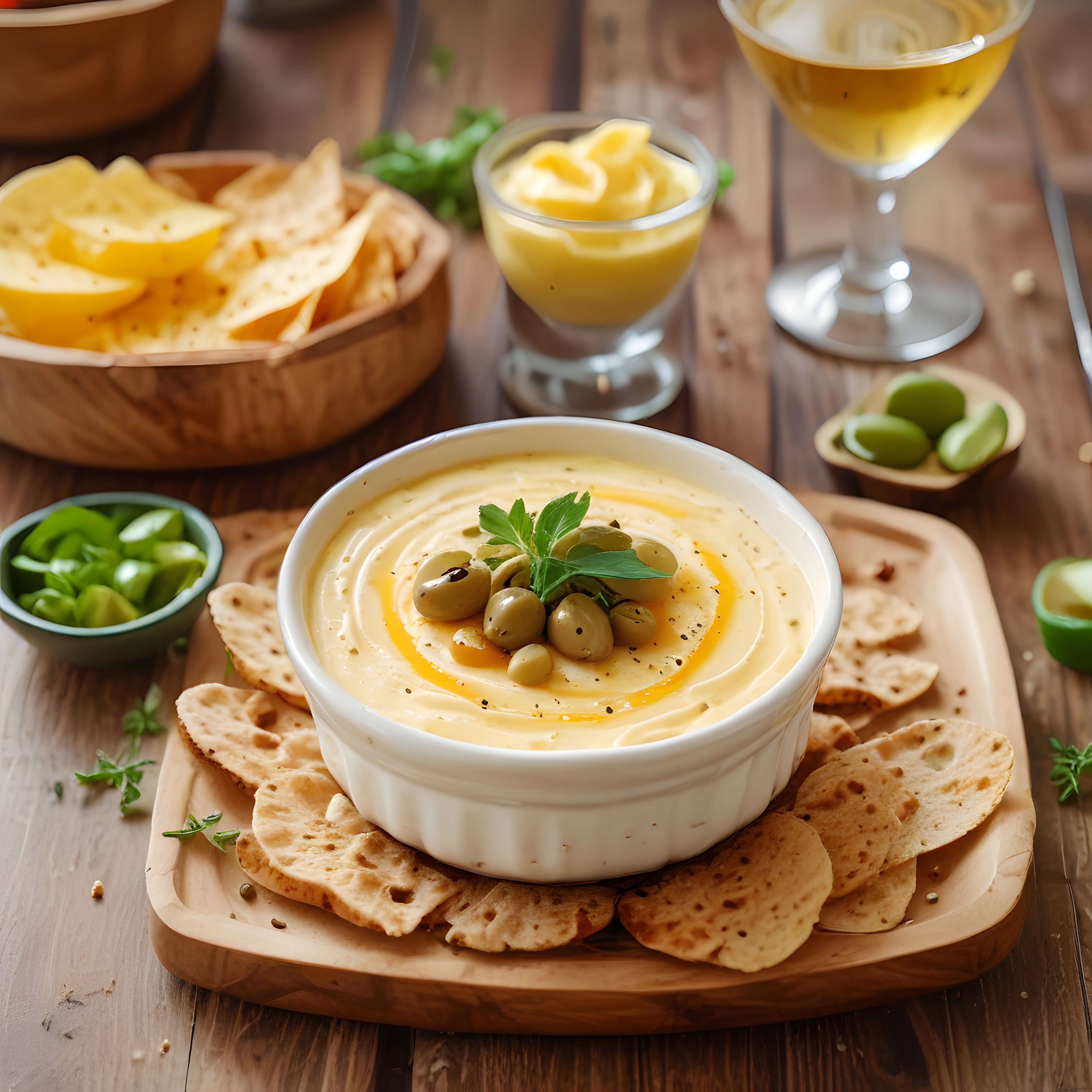 Ev Yapımı Humus Tarifi: Kremasıyla, Çıtır Ekmek ve Beyaz Şarap Eşliğinde