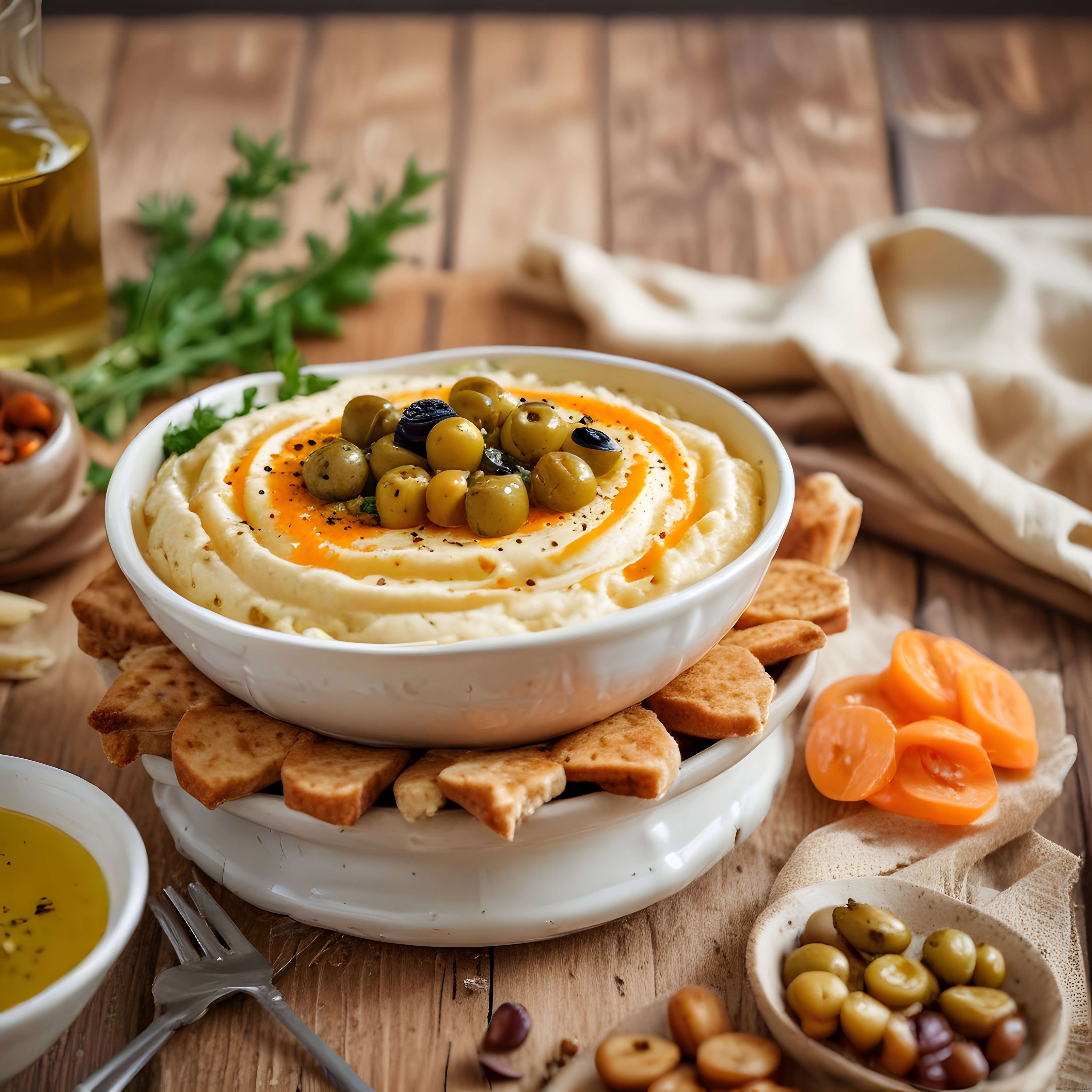 Ev Yapımı Humus Tarifi: Zeytinli ve Baharatlı Ortadoğu Lezzeti