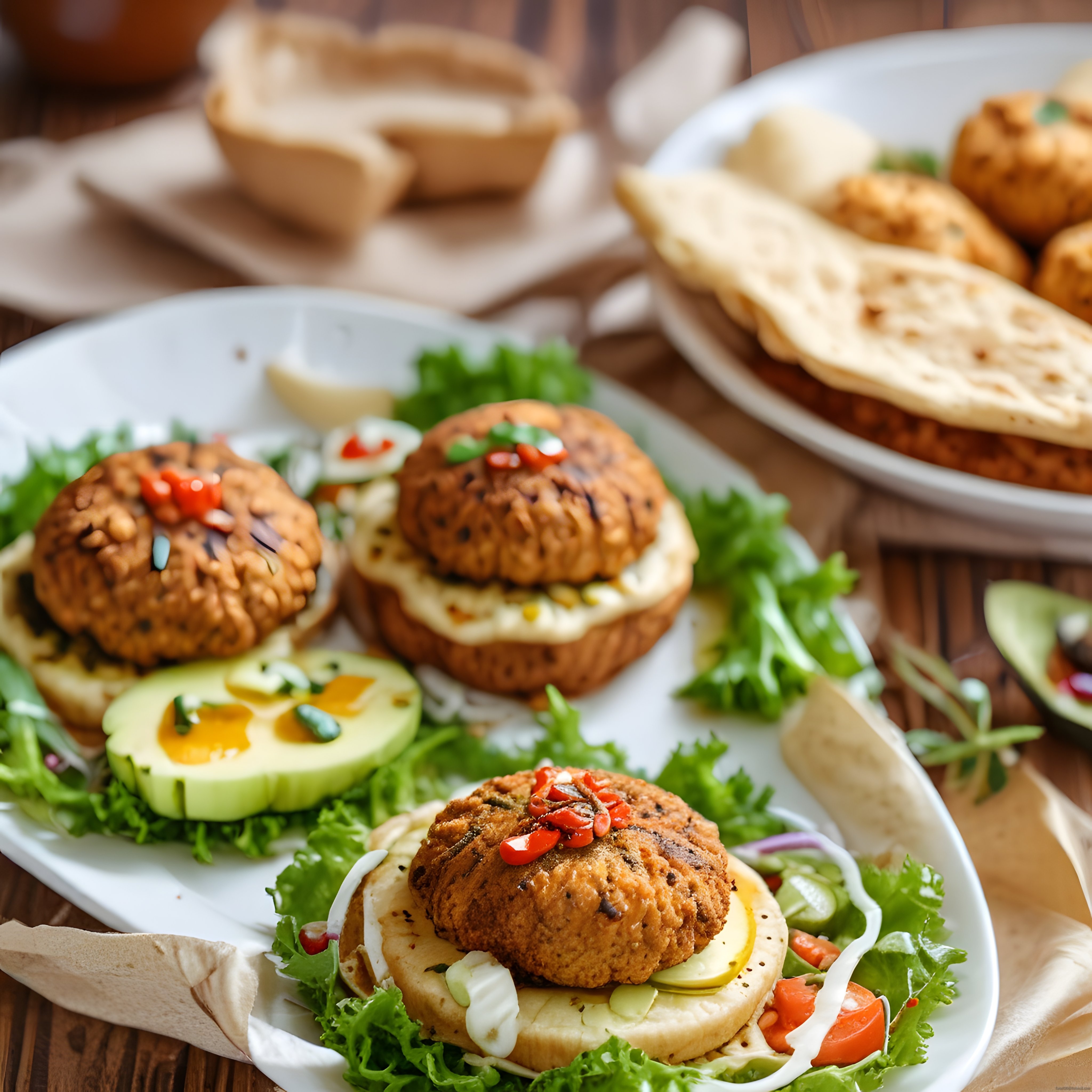 Ev Yapımı Köfte Ekmek Arası Sunumu ile Lezzetli Bir Akşam Yemeği