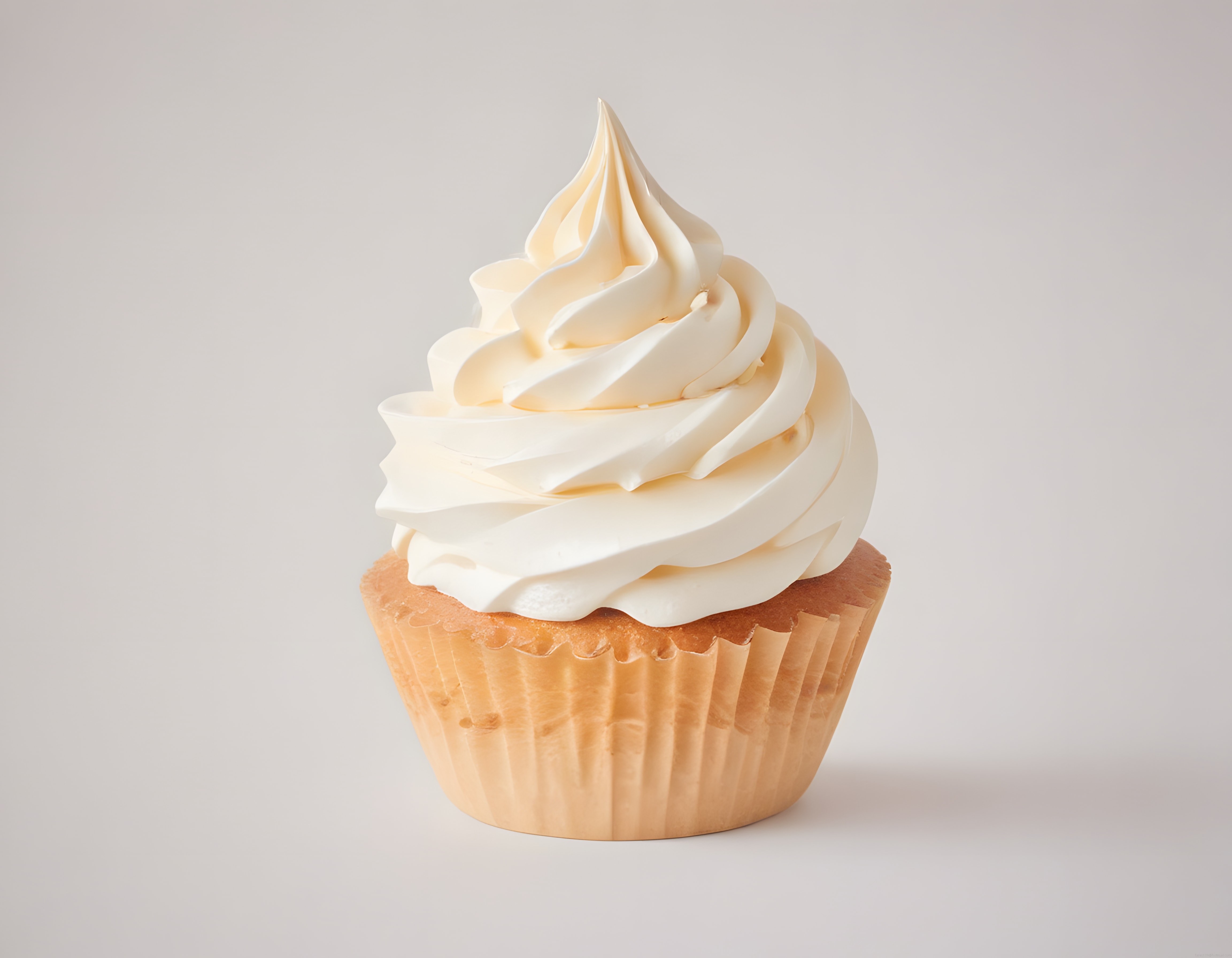 Ev yapımı kremalı cupcake stüdyo fotoğrafı, tatlı tarifleri için