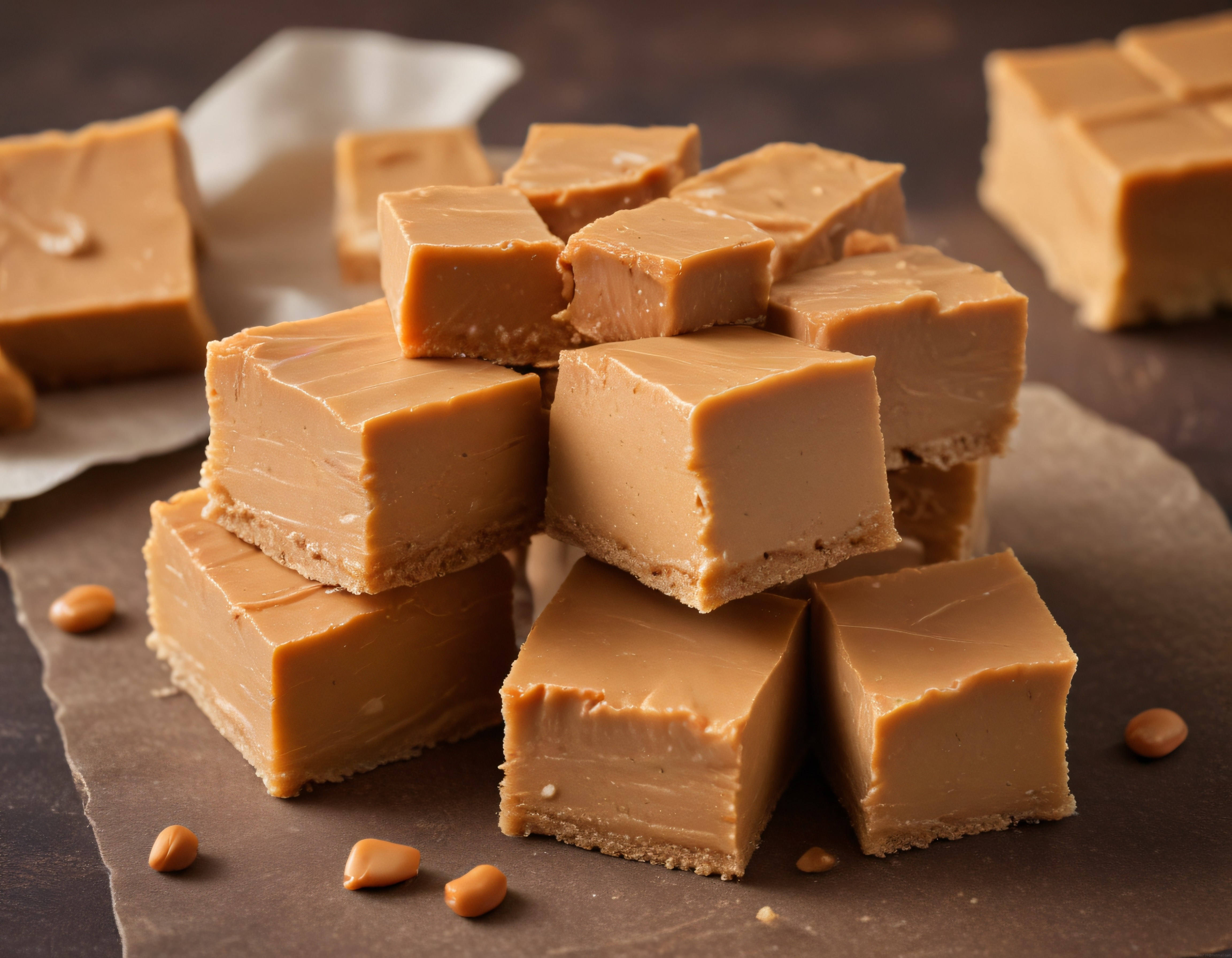 Ev Yapımı Kremalı Fudge Kareler: Pratik Karamel Tatlı Tarifi ve Sunum