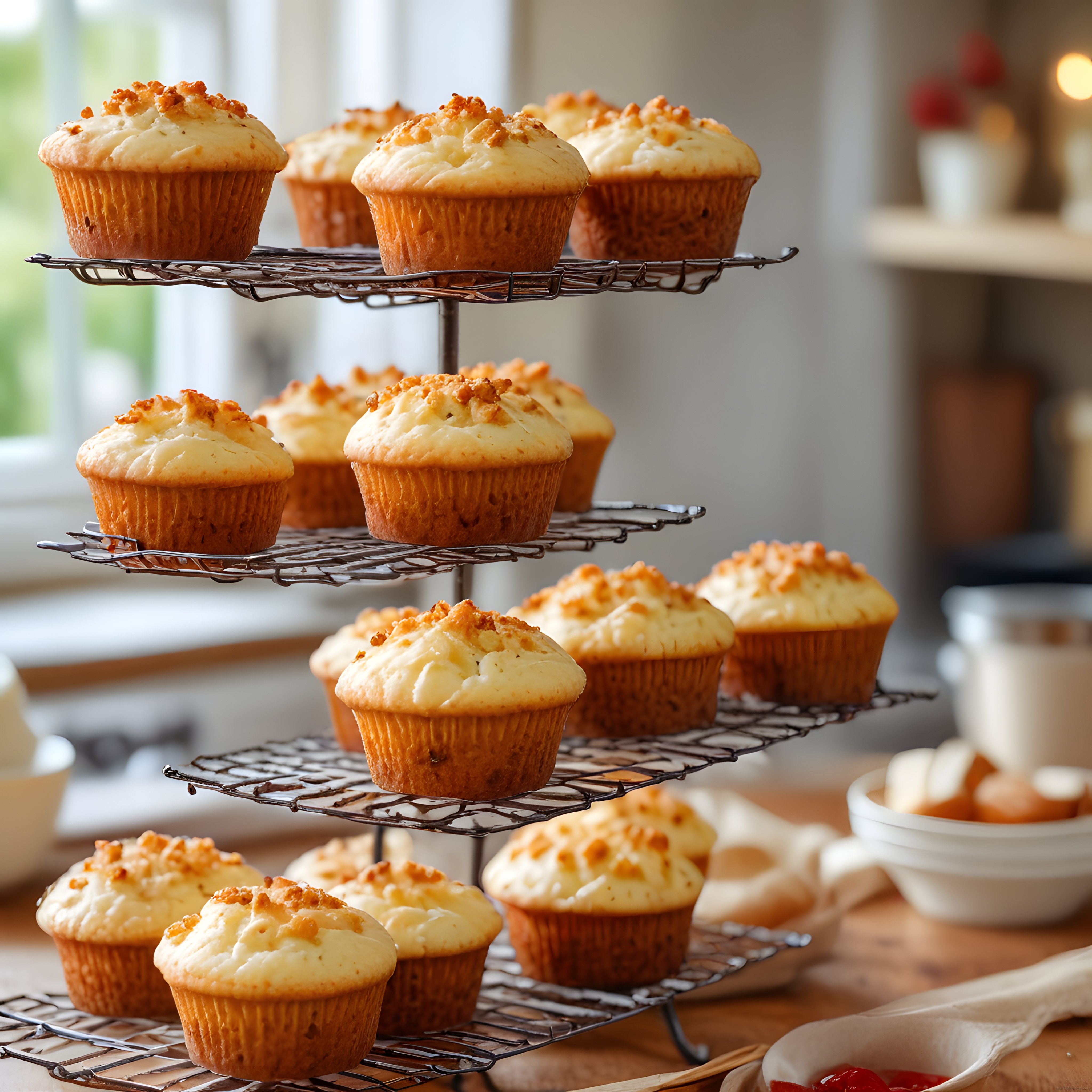 Ev Yapımı Kremalı Muffinler: Sıcak Mutfak Atmosferinde Taptaze Tatlar