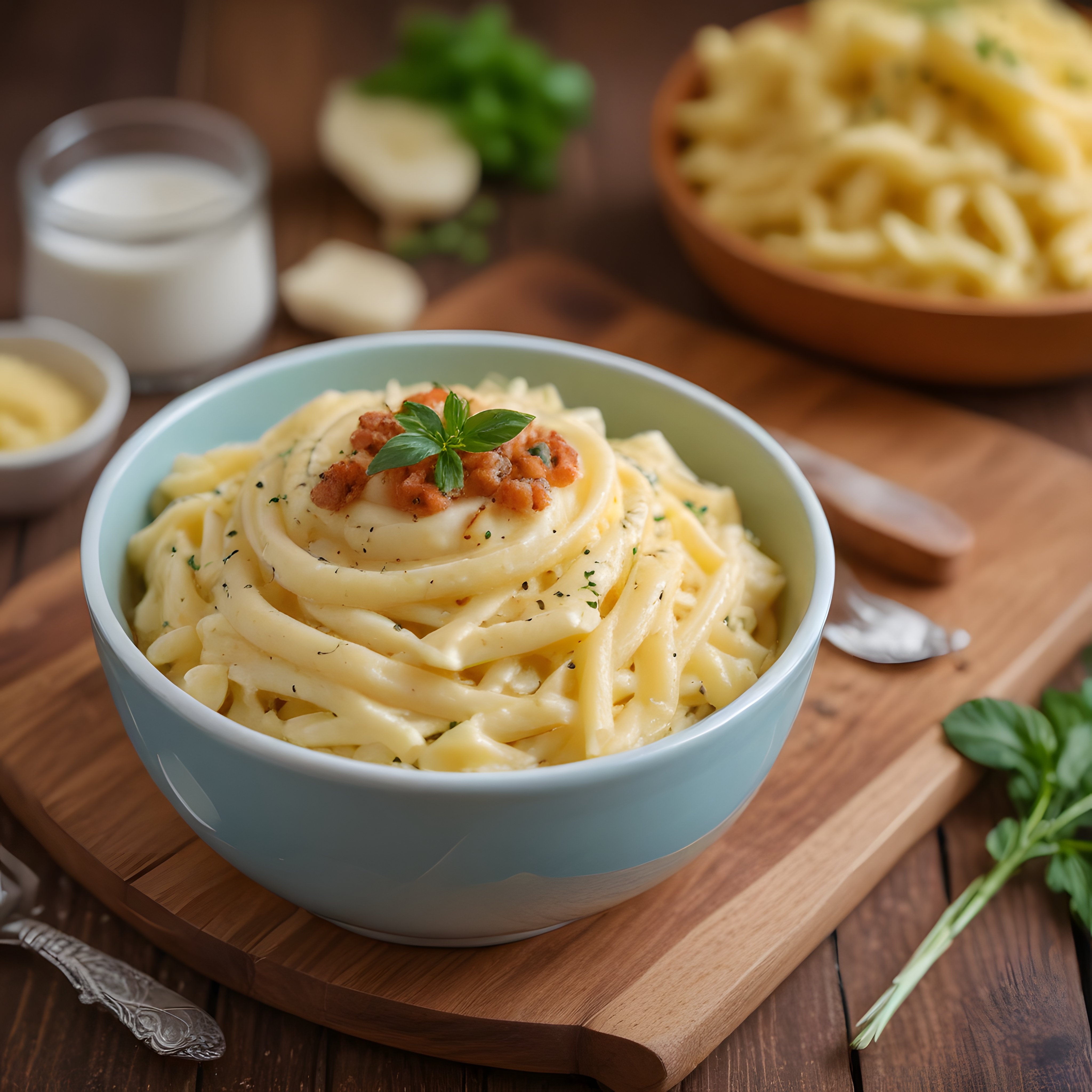 ev yapımı kremalı spagetti bol peynirli pratik makarna tarifi