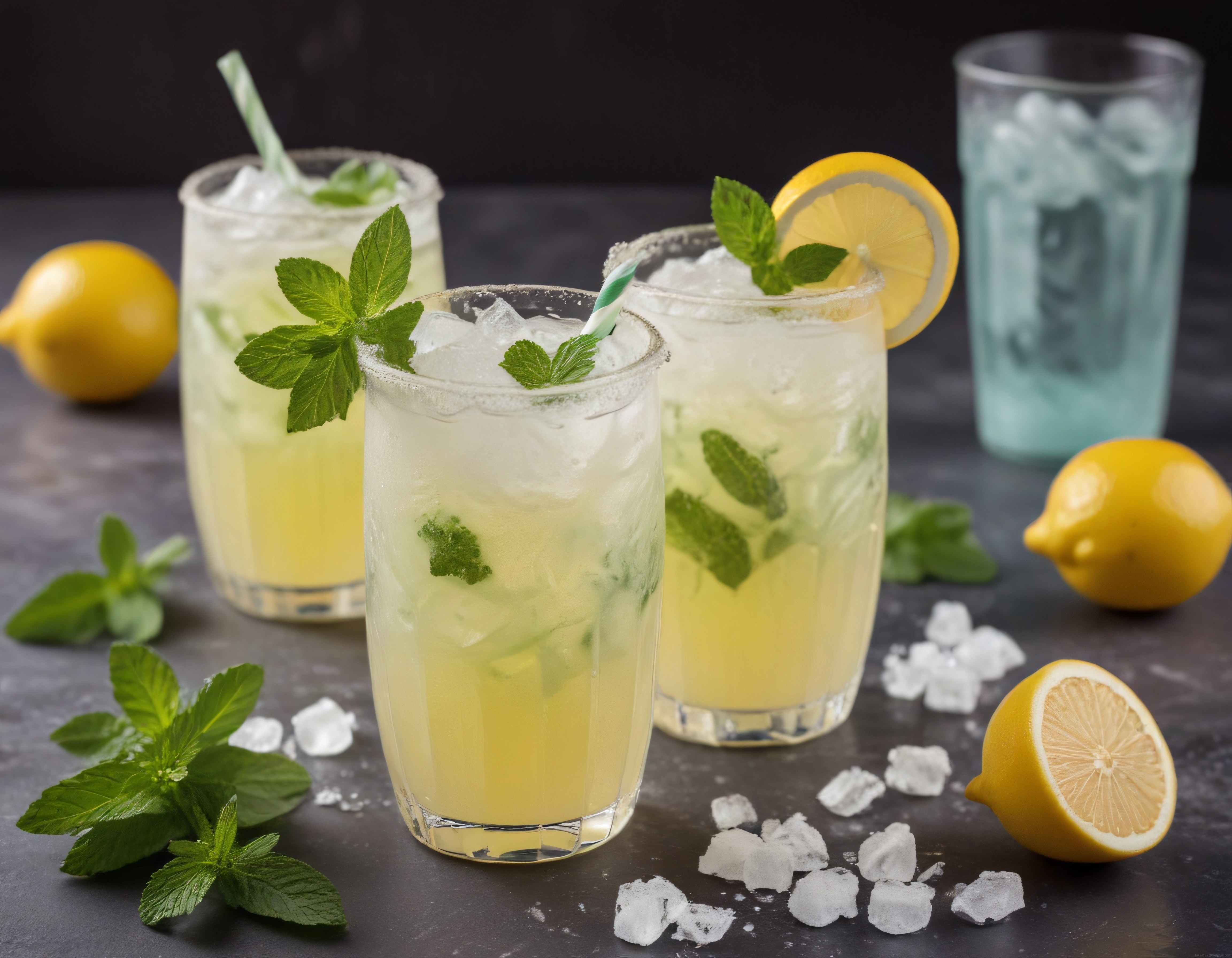 Ev Yapımı Limonata Tarifi: Buz ve Nane ile Serinleten Yaz İçeceği