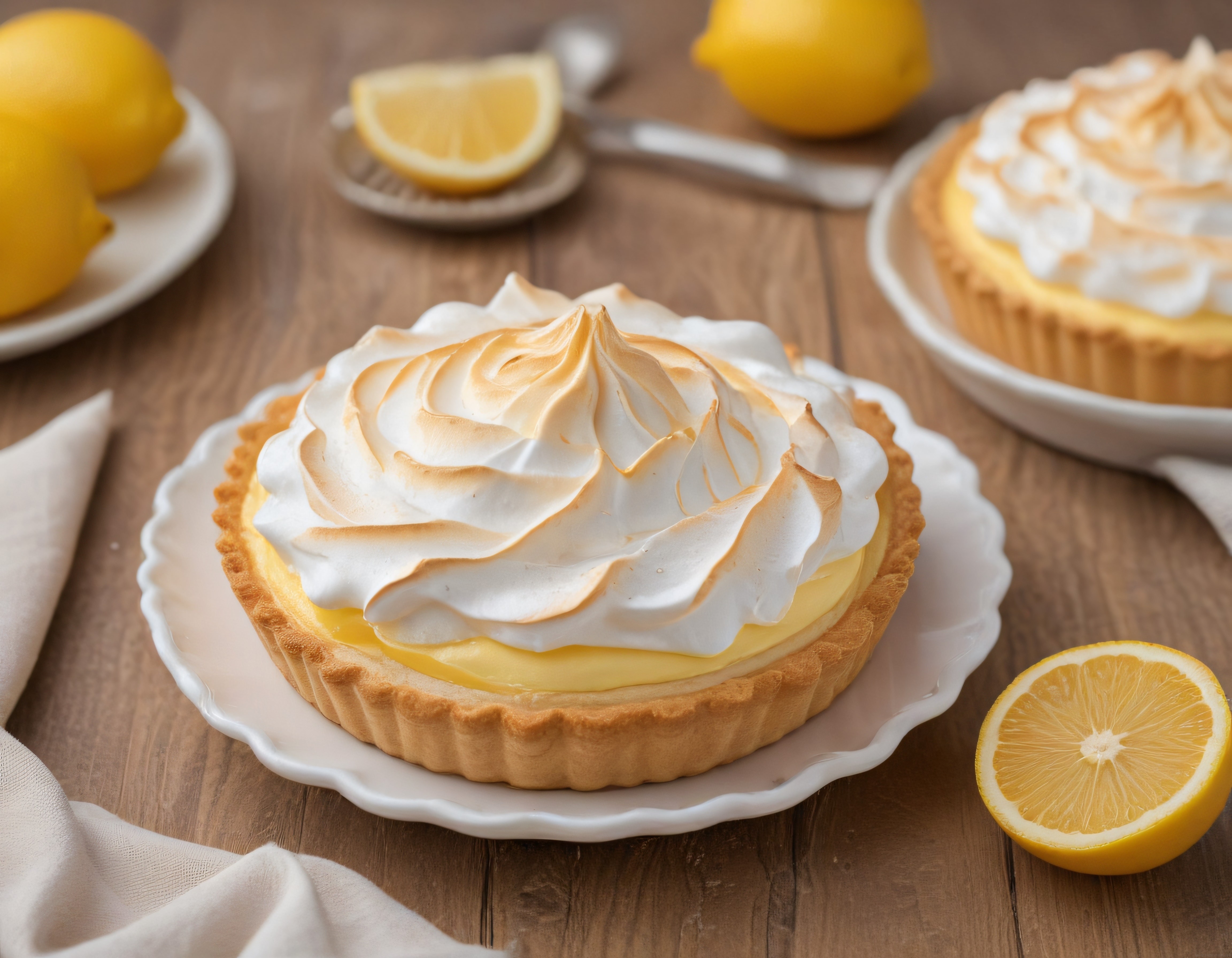 Ev Yapımı Limonlu Bezeli Tart Tarifi ve Sunum Önerileri