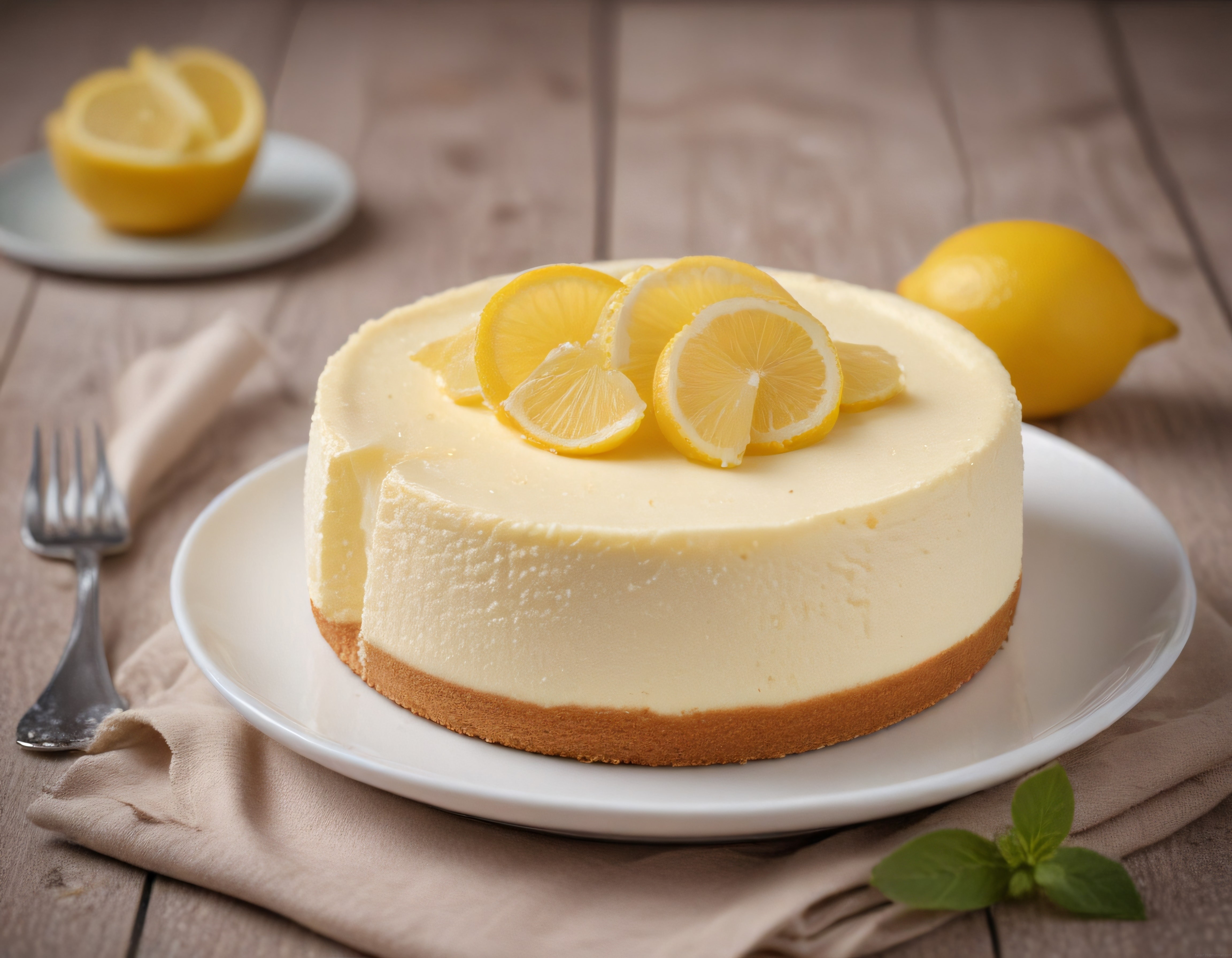 Ev Yapımı Limonlu Cheesecake Tarifi: Kreması ve Bisküvi Tabanıyla Efsane